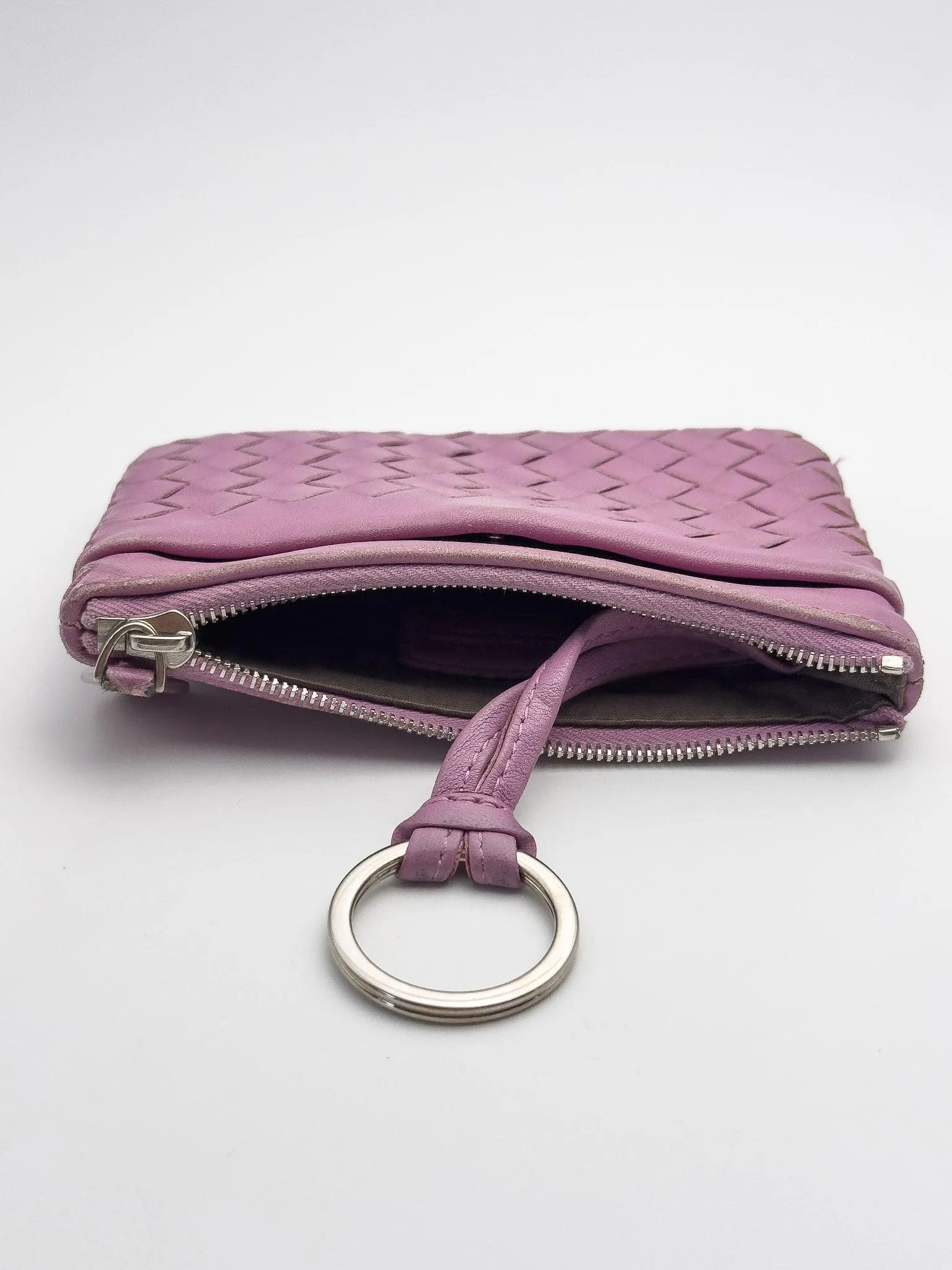 Bottega Veneta - porte-monnaie cuir rose - Atelier Victor