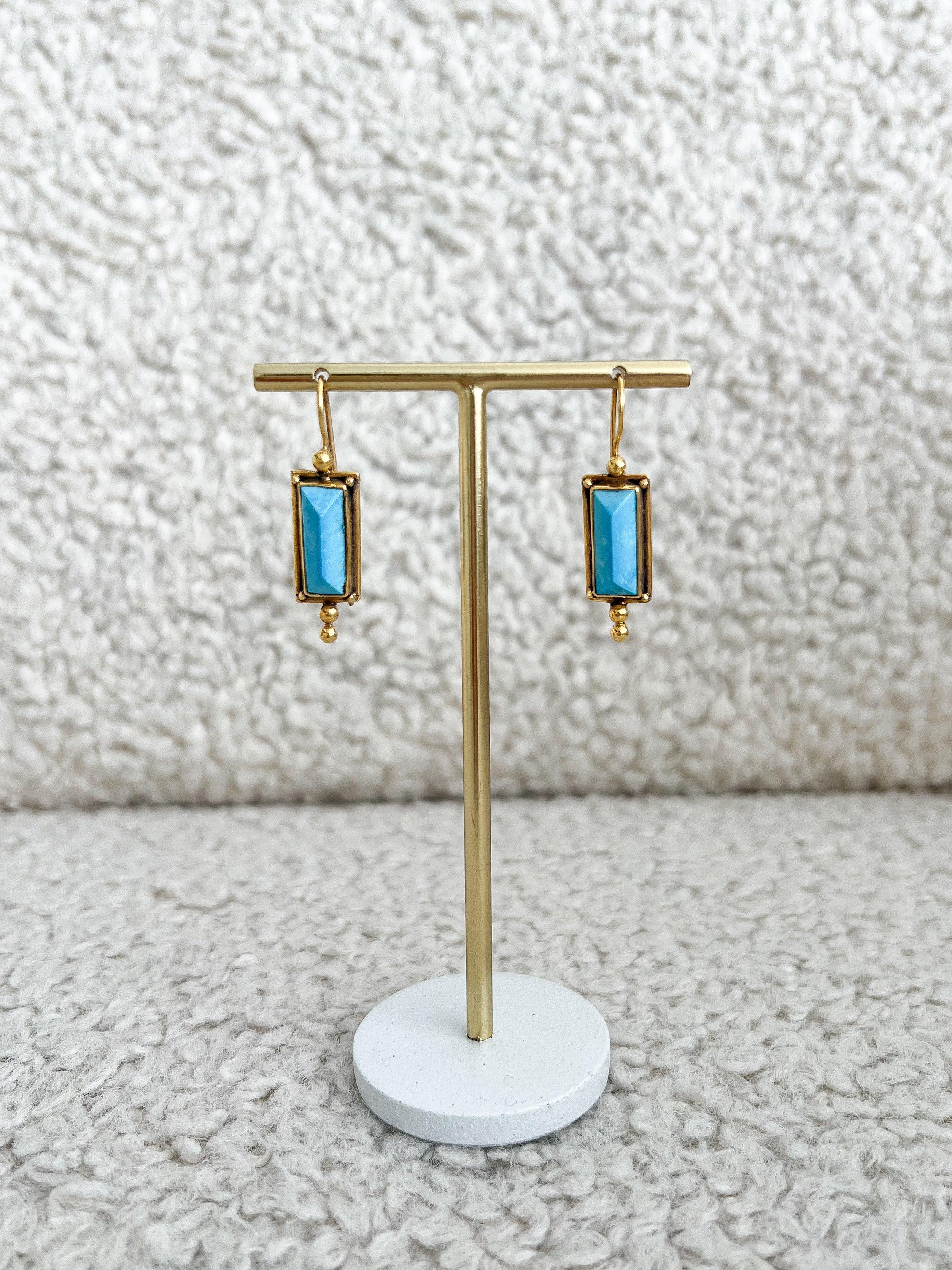 Boucles d’oreilles - Turquoise - Atelier Victor