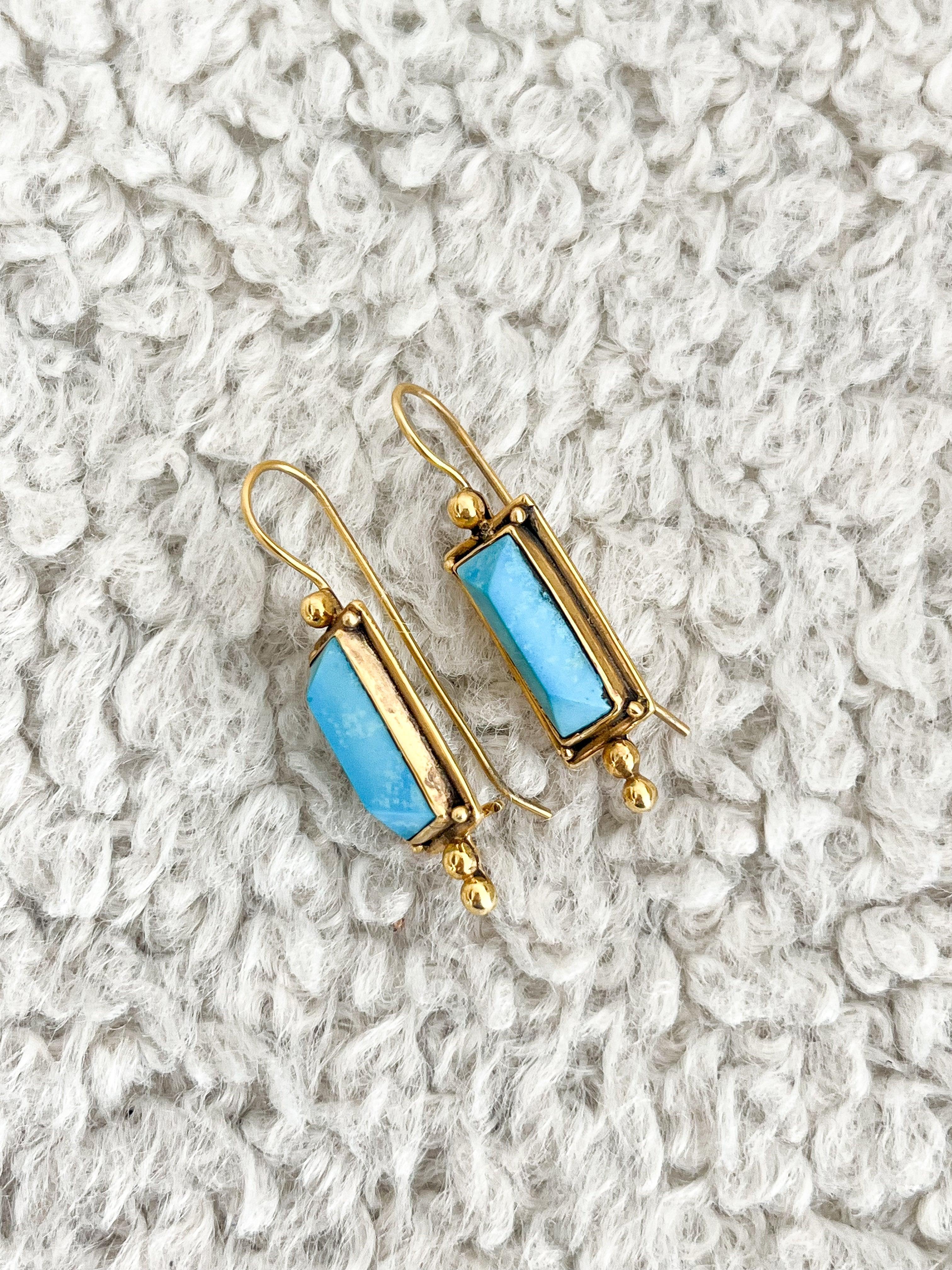 Boucles d’oreilles - Turquoise - Atelier Victor