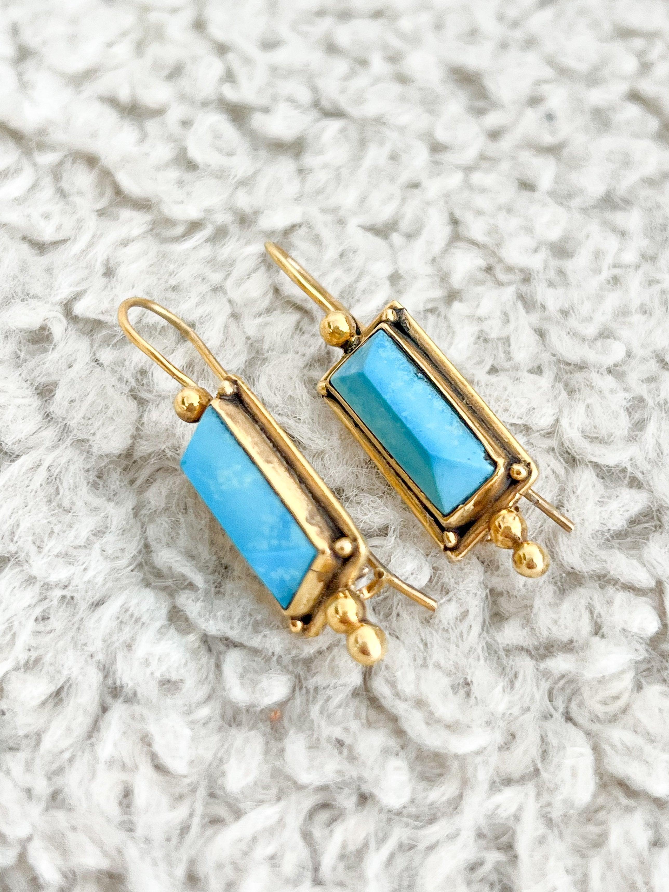 Boucles d’oreilles - Turquoise - Atelier Victor