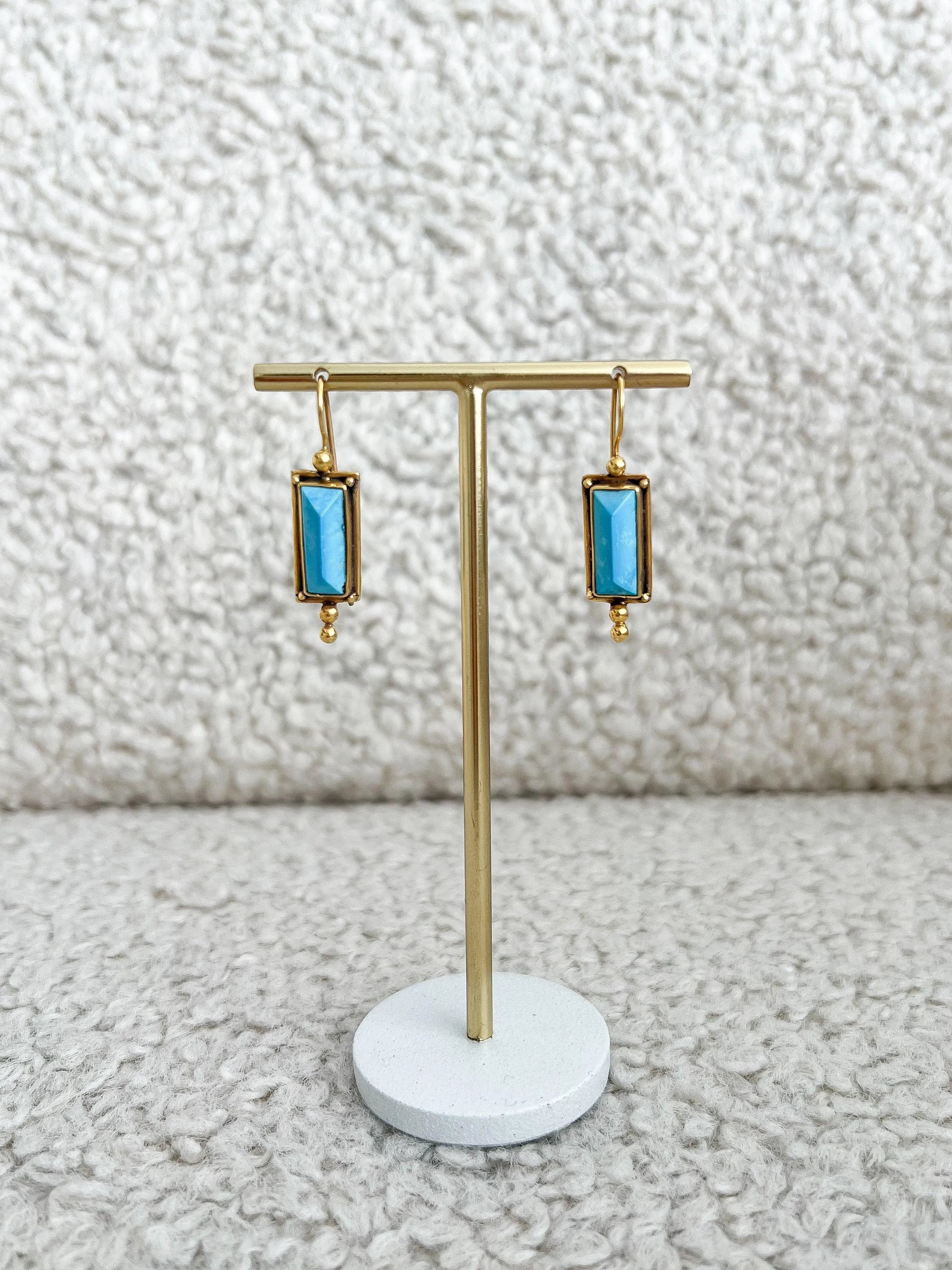 Boucles d’oreilles - Vermeil Turquoise - Atelier Victor