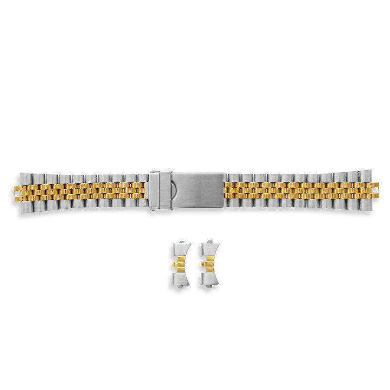 Bracelet - Acier bicolore mat et brillant Acier/Doré #1 - Atelier Victor