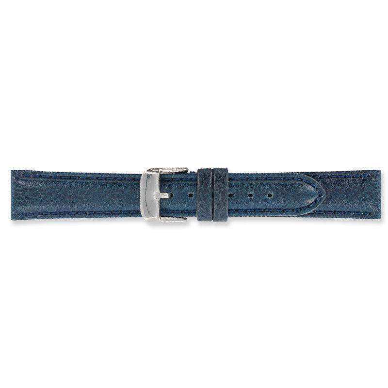 Bracelet - Bleu marine - Croûte de cuir aspect grainé - Atelier Victor