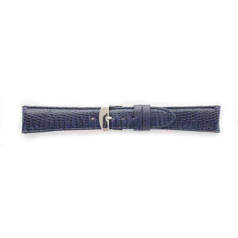 Bracelet de montre Bleu nuit - Cuir de Lézard - Atelier Victor