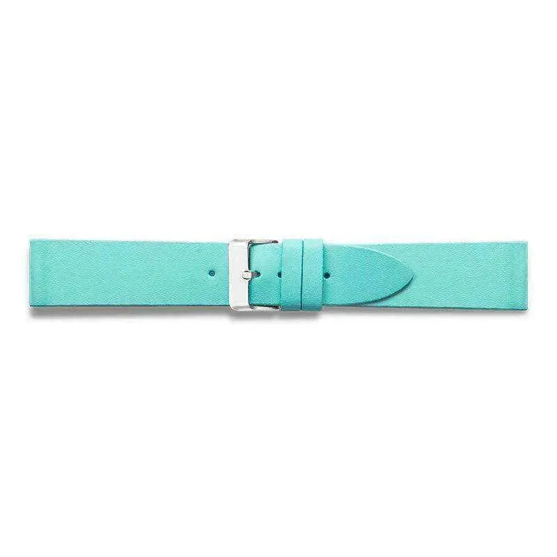 Bracelet de montre Turquoise - Cuir lisse - Atelier Victor