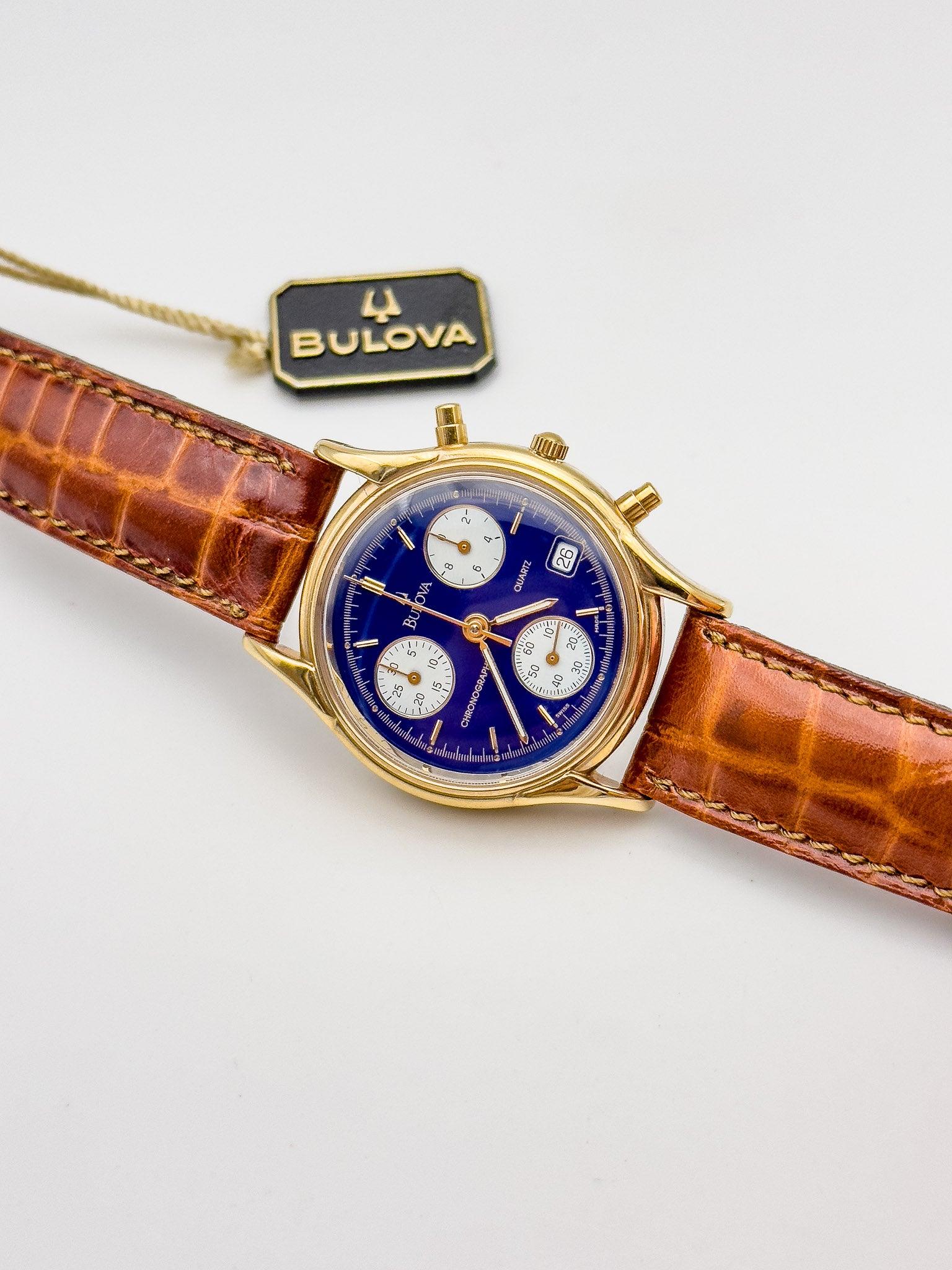 Bulova - Blue Chronograph NOS - 2000's - Atelier Victor