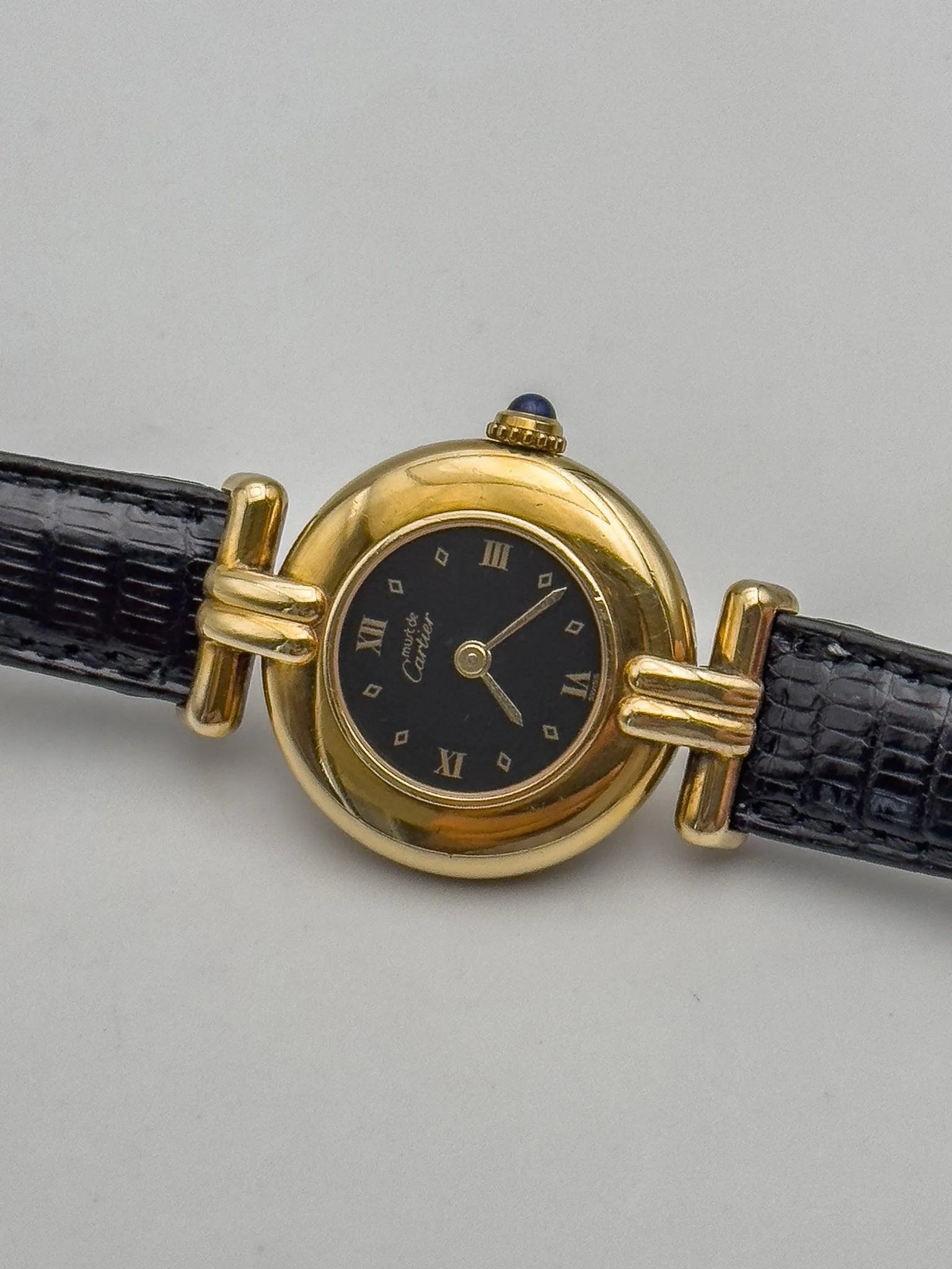 Cartier - Must Colisée Black Vermeil - 1990s - Atelier Victor