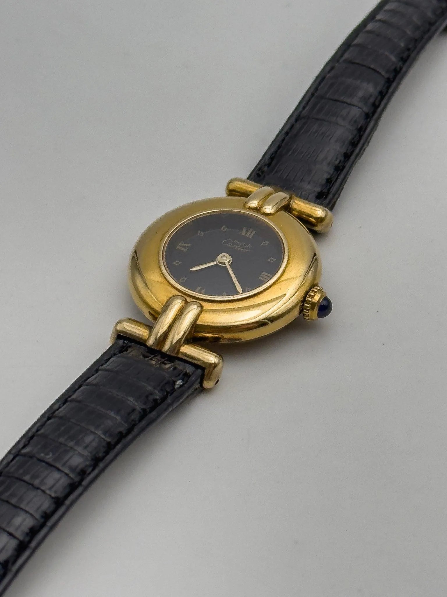 Cartier - Must Colisée Black Vermeil - 1990s - Atelier Victor