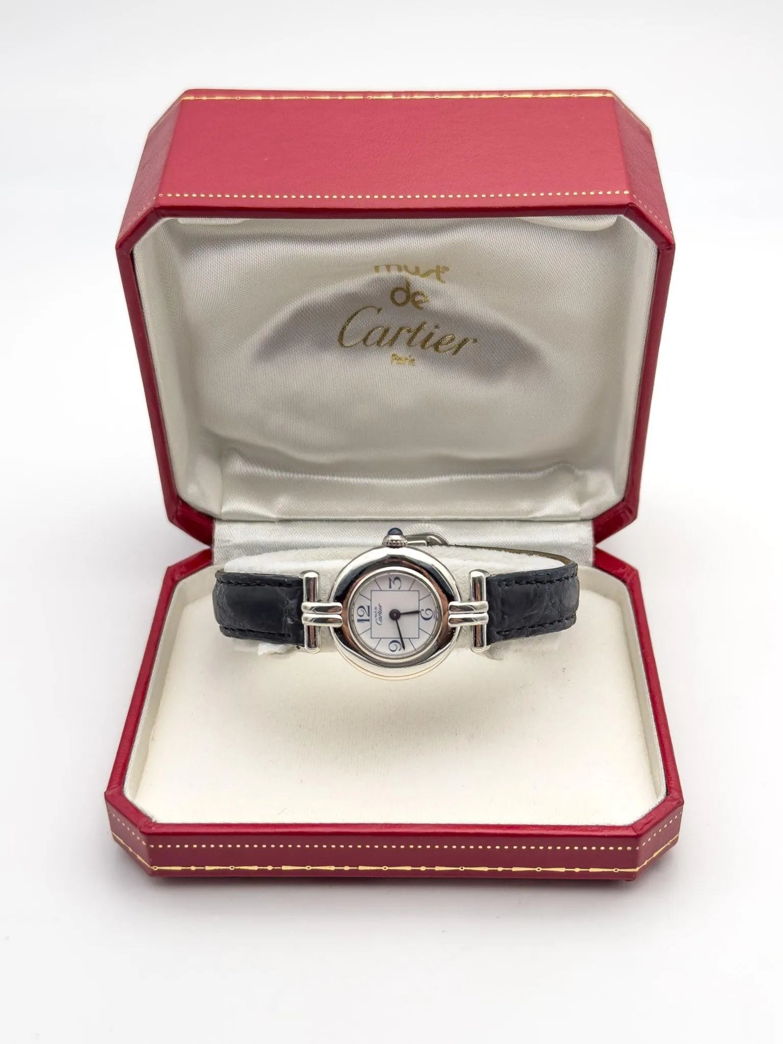 Cartier - Must Colisée Silver Blue - Box - 1990s - Atelier Victor