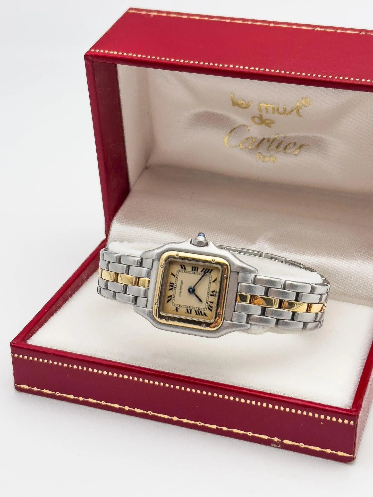 Cartier - Panthère Gold & Steel 1 Row - 1990's - Atelier Victor