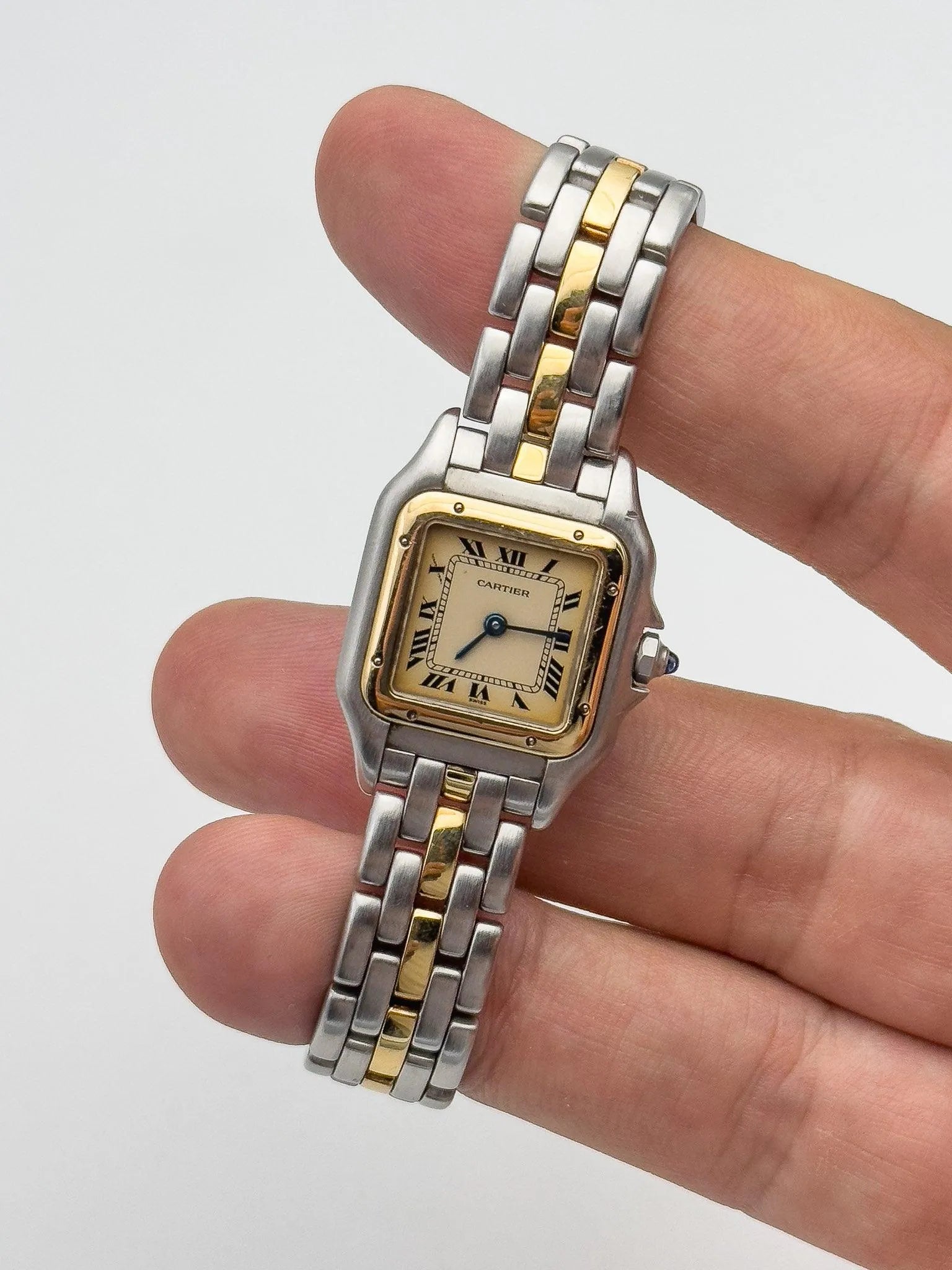 Cartier - Panthère Gold & Steel 1 Row - 1990's - Atelier Victor