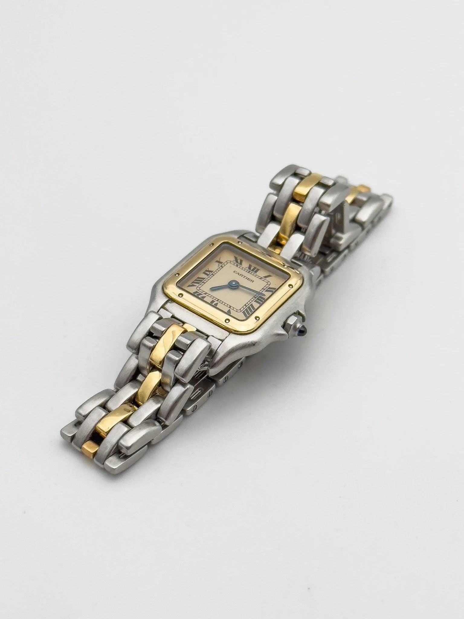 Cartier - Panthère Gold & Steel 1 Row - 1990's - Atelier Victor