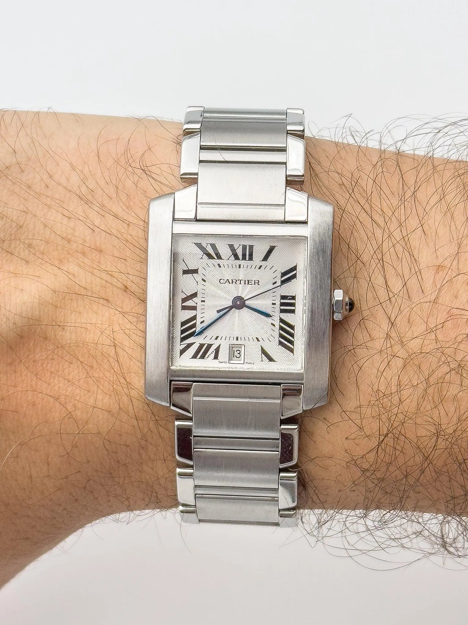 Cartier - Tank Française LM - Box - 2000s - Atelier Victor