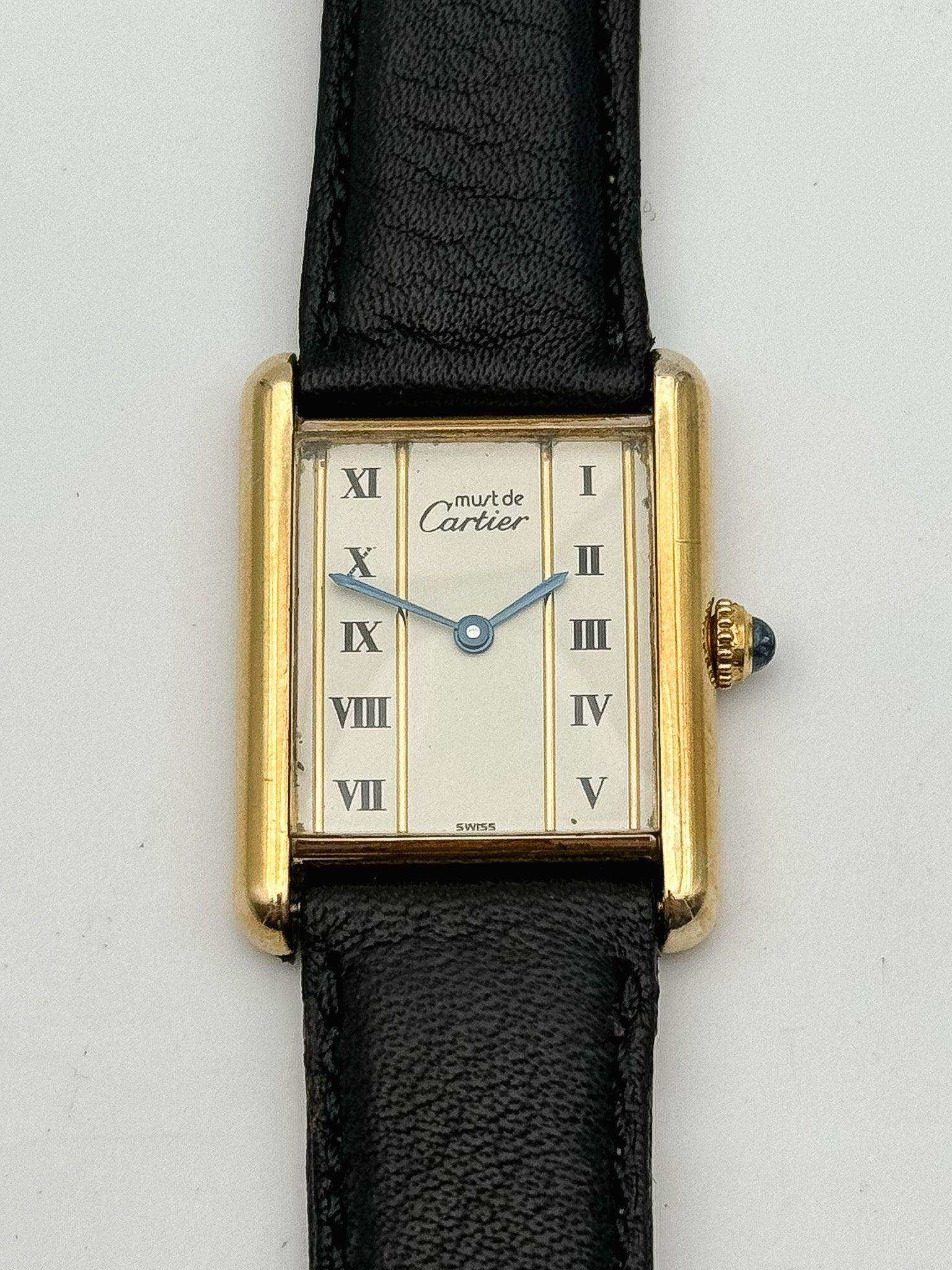 Cartier - Tank Must Medium Arabic Dial - FULL SET - 1980/90’s - Atelier Victor