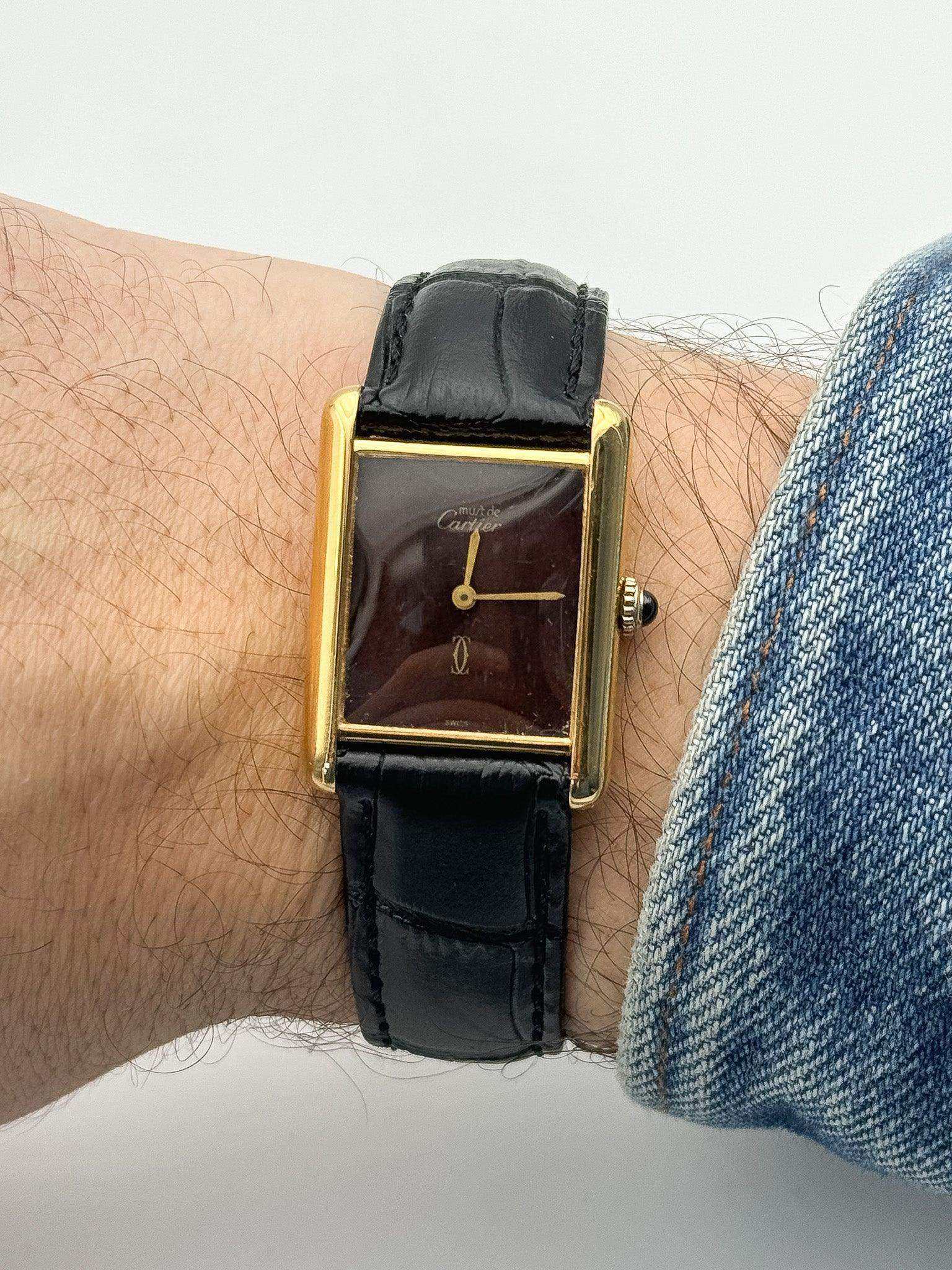Cartier - Tank Must Wood Spider Dial - 1980’s - Atelier Victor