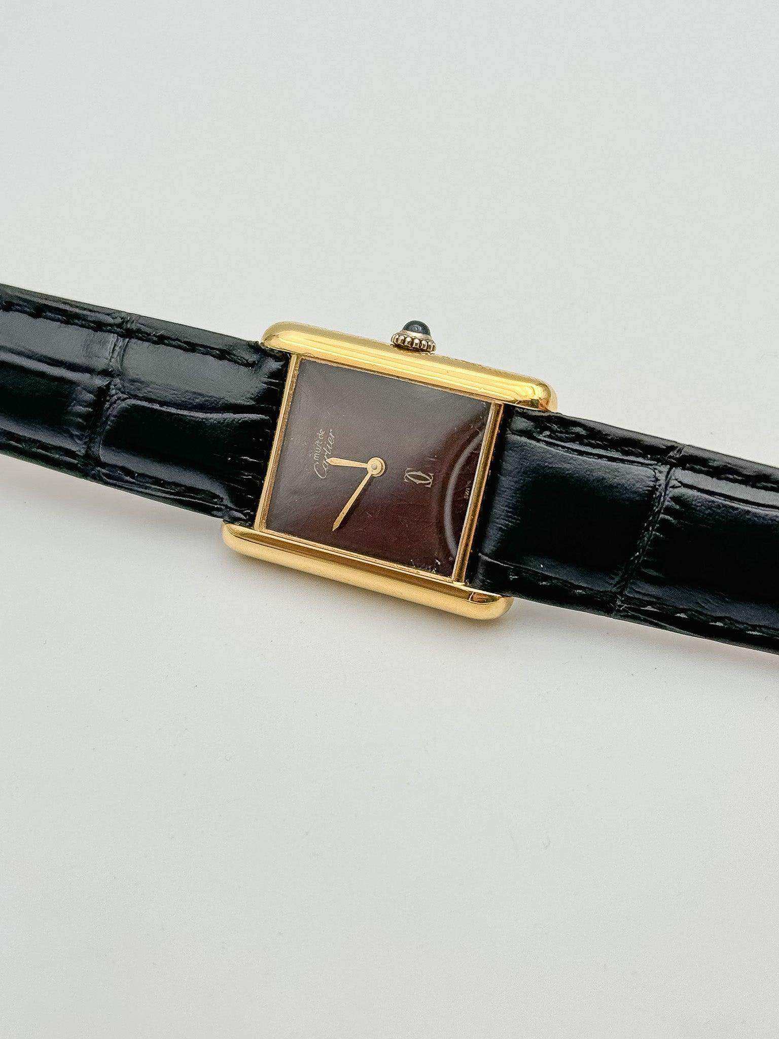 Cartier - Tank Must Wood Spider Dial - 1980’s - Atelier Victor