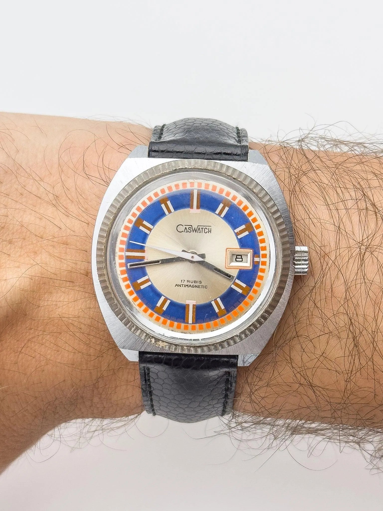 CasWatch - Blue & Orange Date - 1970s - Atelier Victor