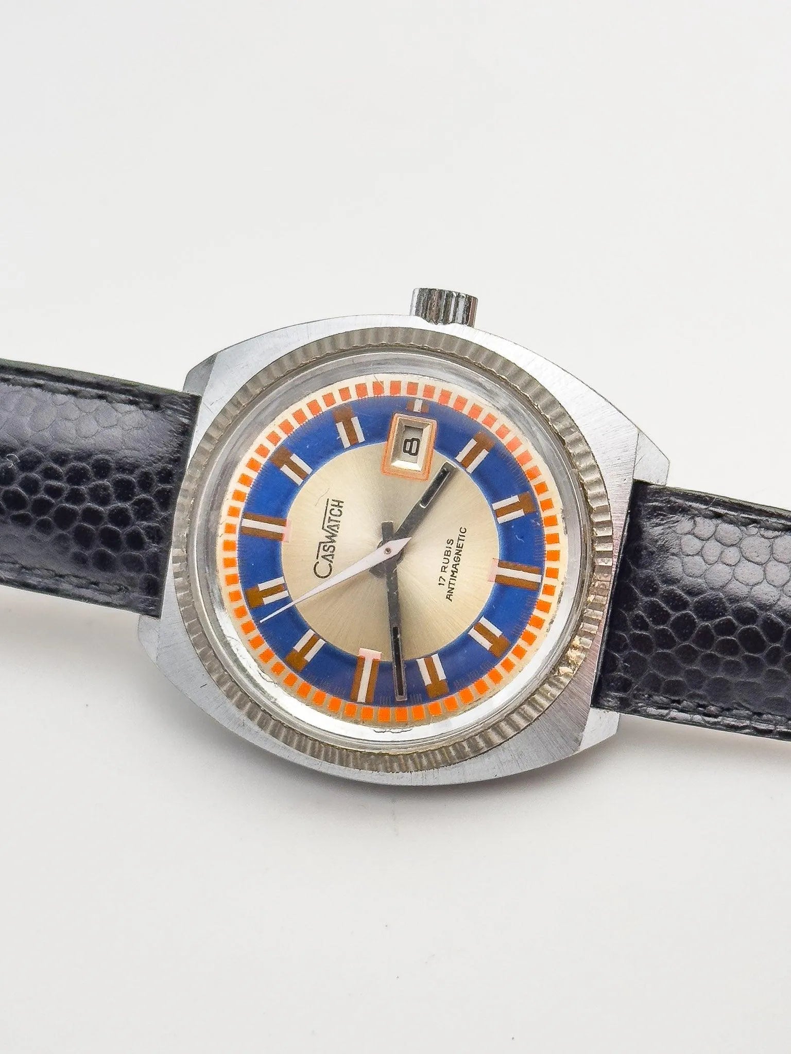 CasWatch - Blue & Orange Date - 1970s - Atelier Victor