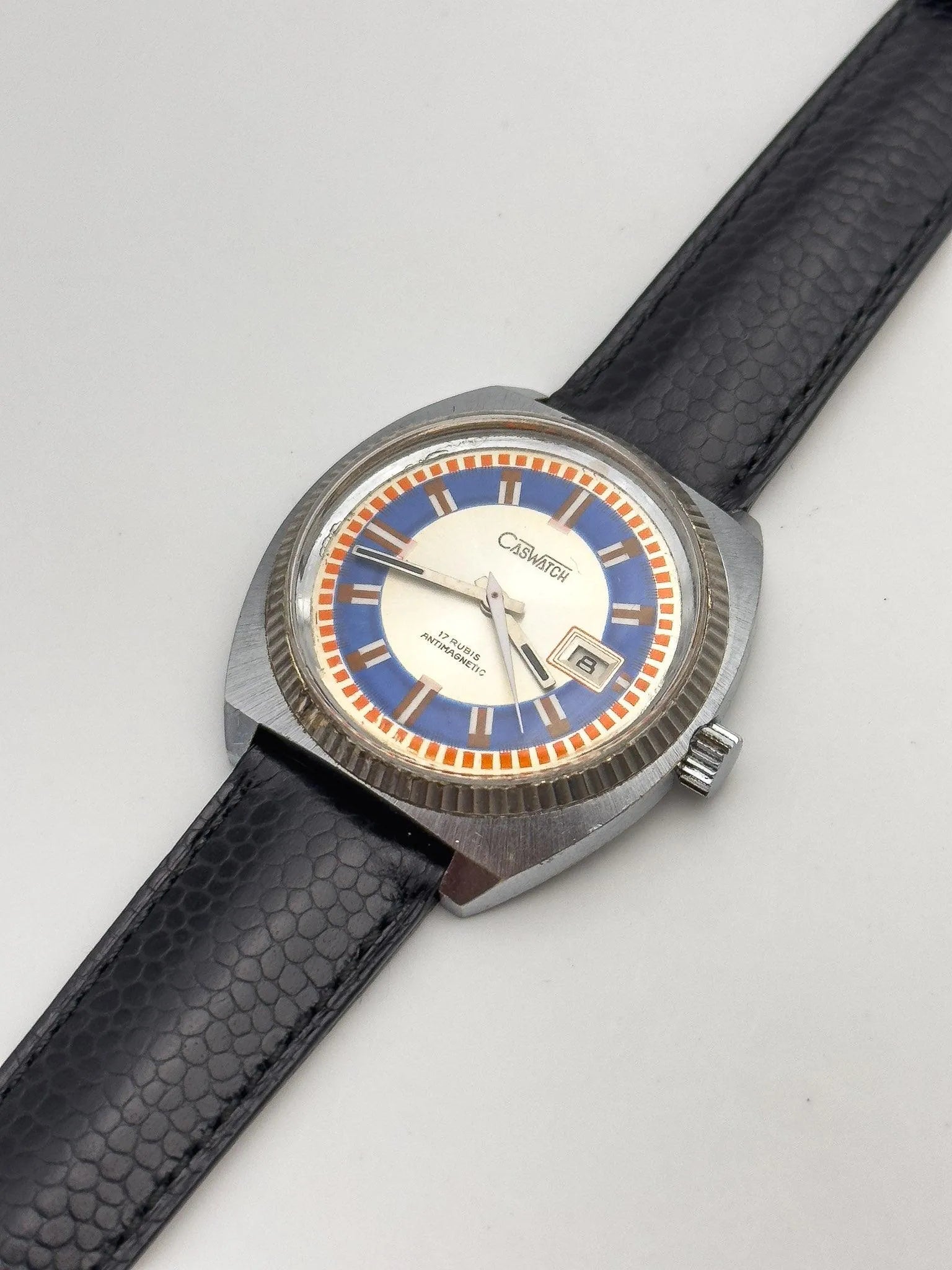 CasWatch - Blue & Orange Date - 1970s - Atelier Victor