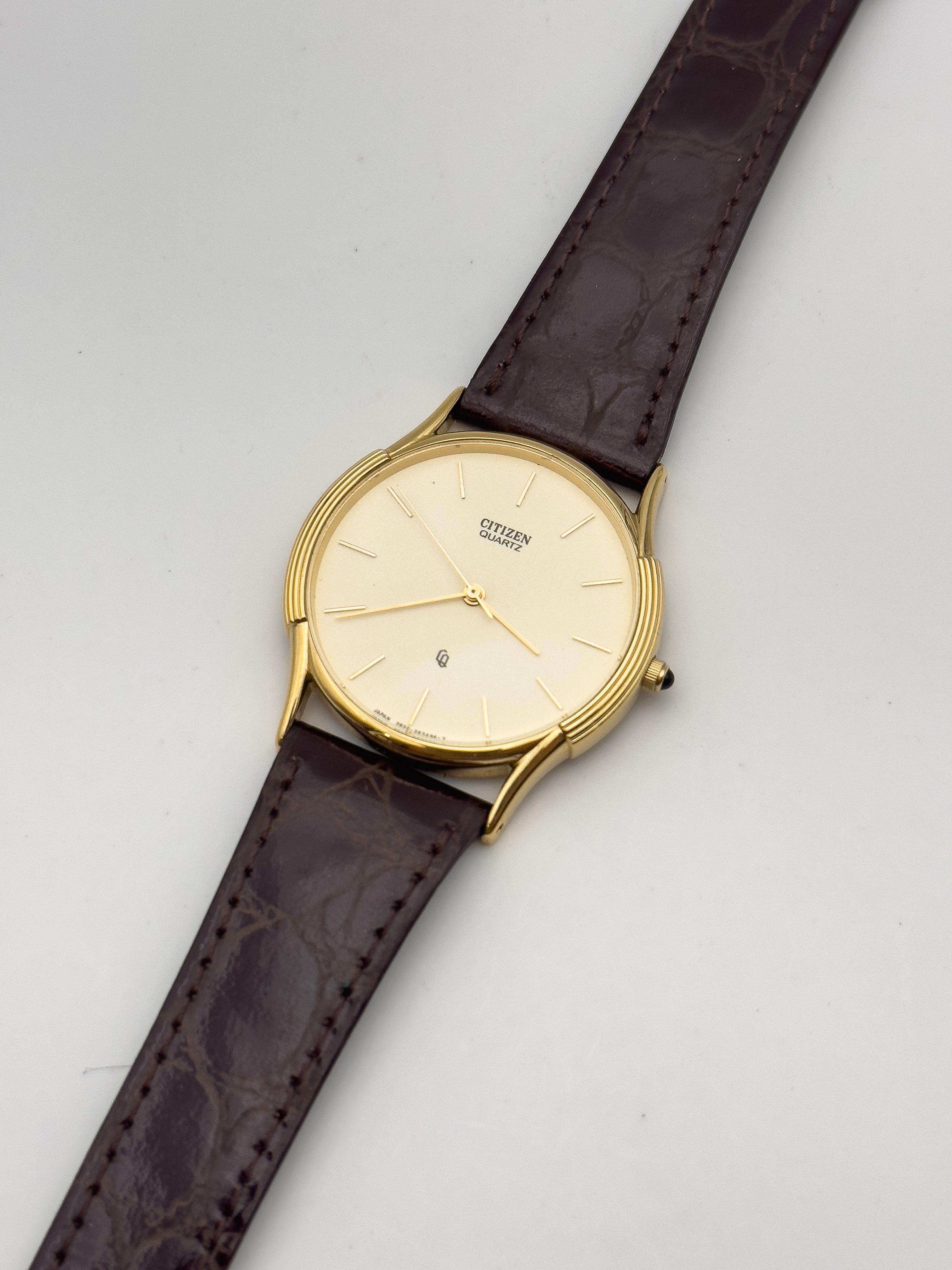 Citizen - Lemon Gold Cabochon - NOS - 1980's - Atelier Victor