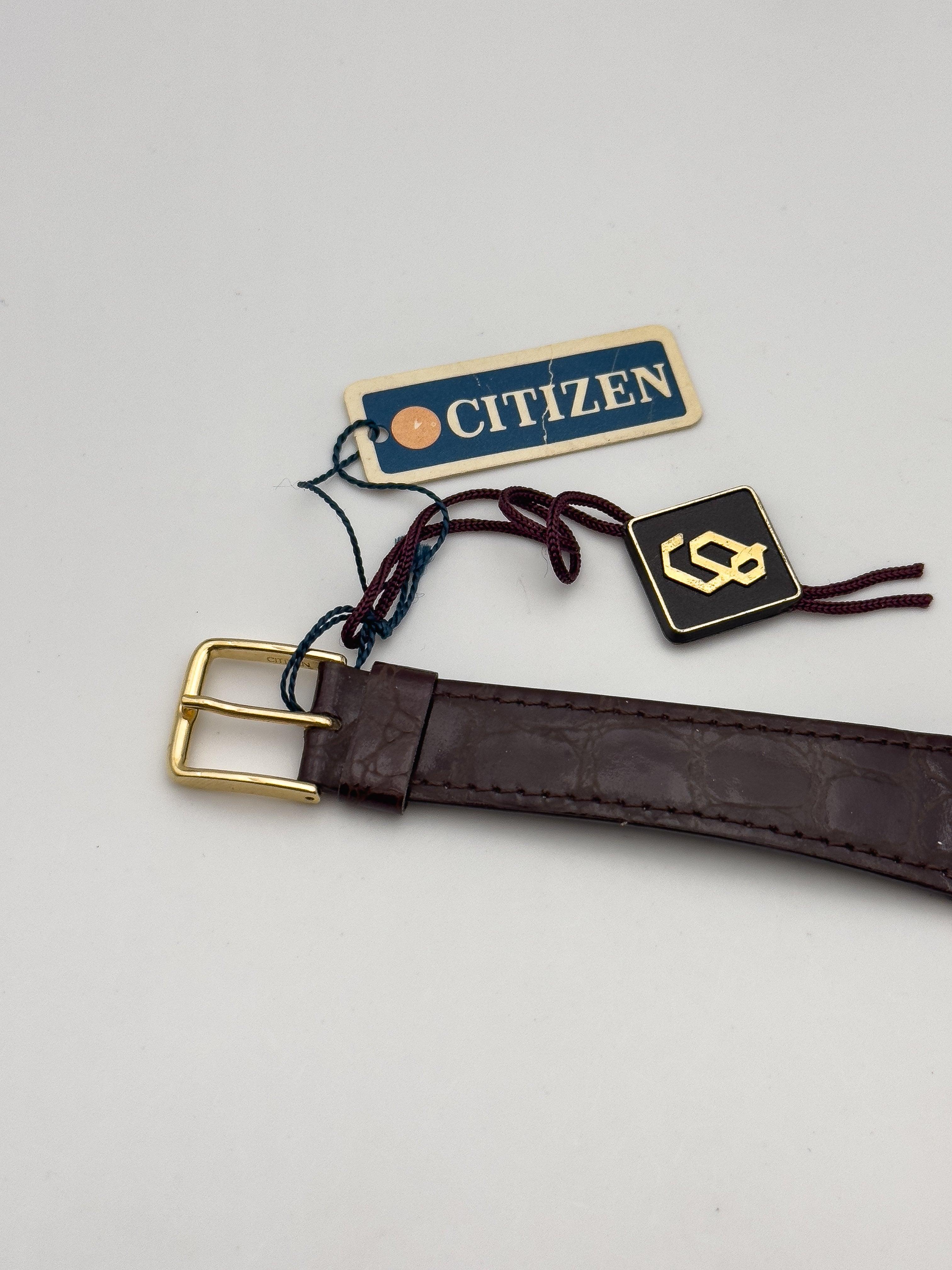 Citizen - Lemon Gold Cabochon - NOS - 1980's - Atelier Victor