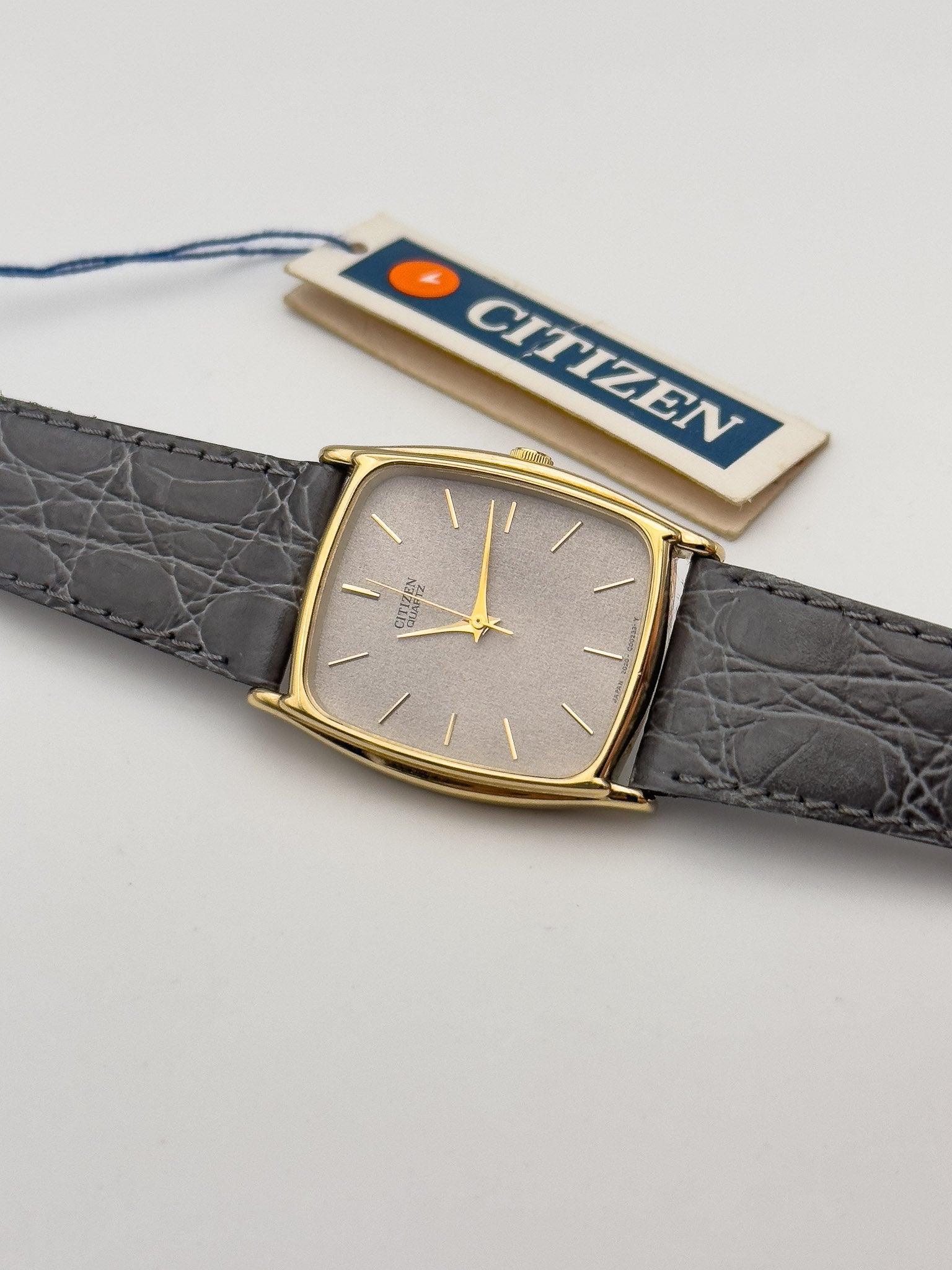 Citizen - Tonneau Grey Dust - NOS - 1990's - Atelier Victor