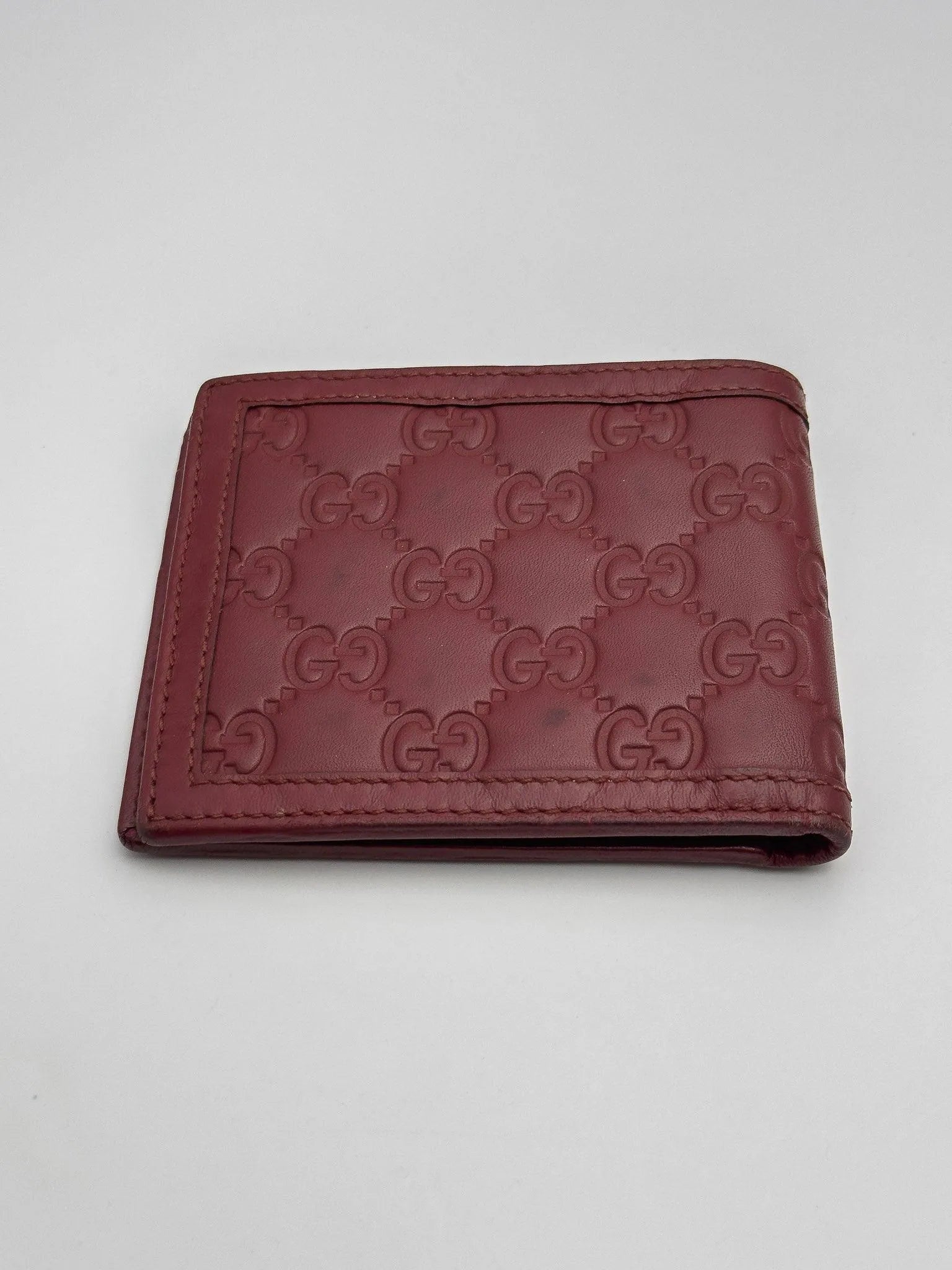 Gucci - Portefeuille en cuir GG rouge - Atelier Victor