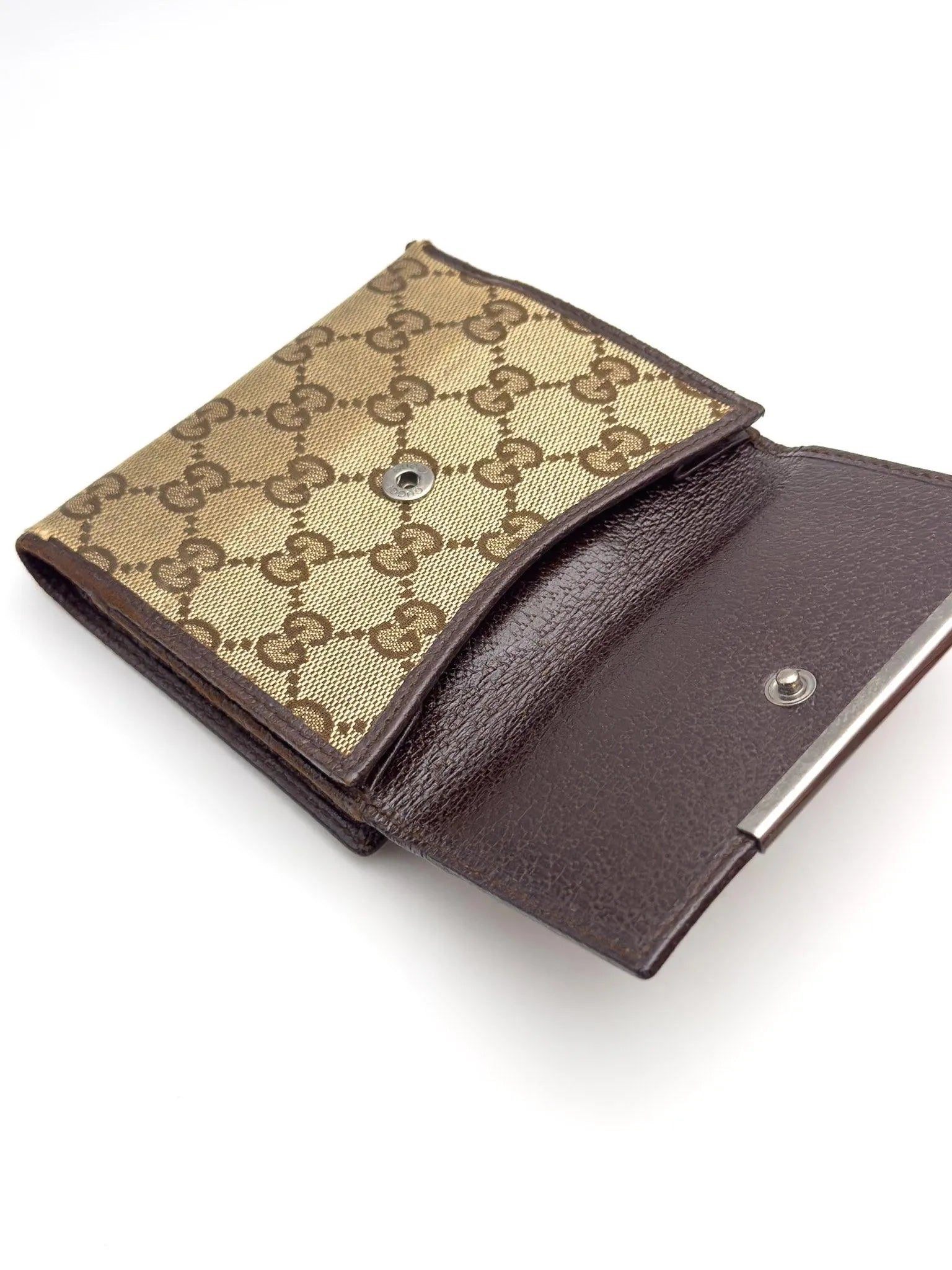 Gucci - Portefeuille en toile GG Marron - Atelier Victor