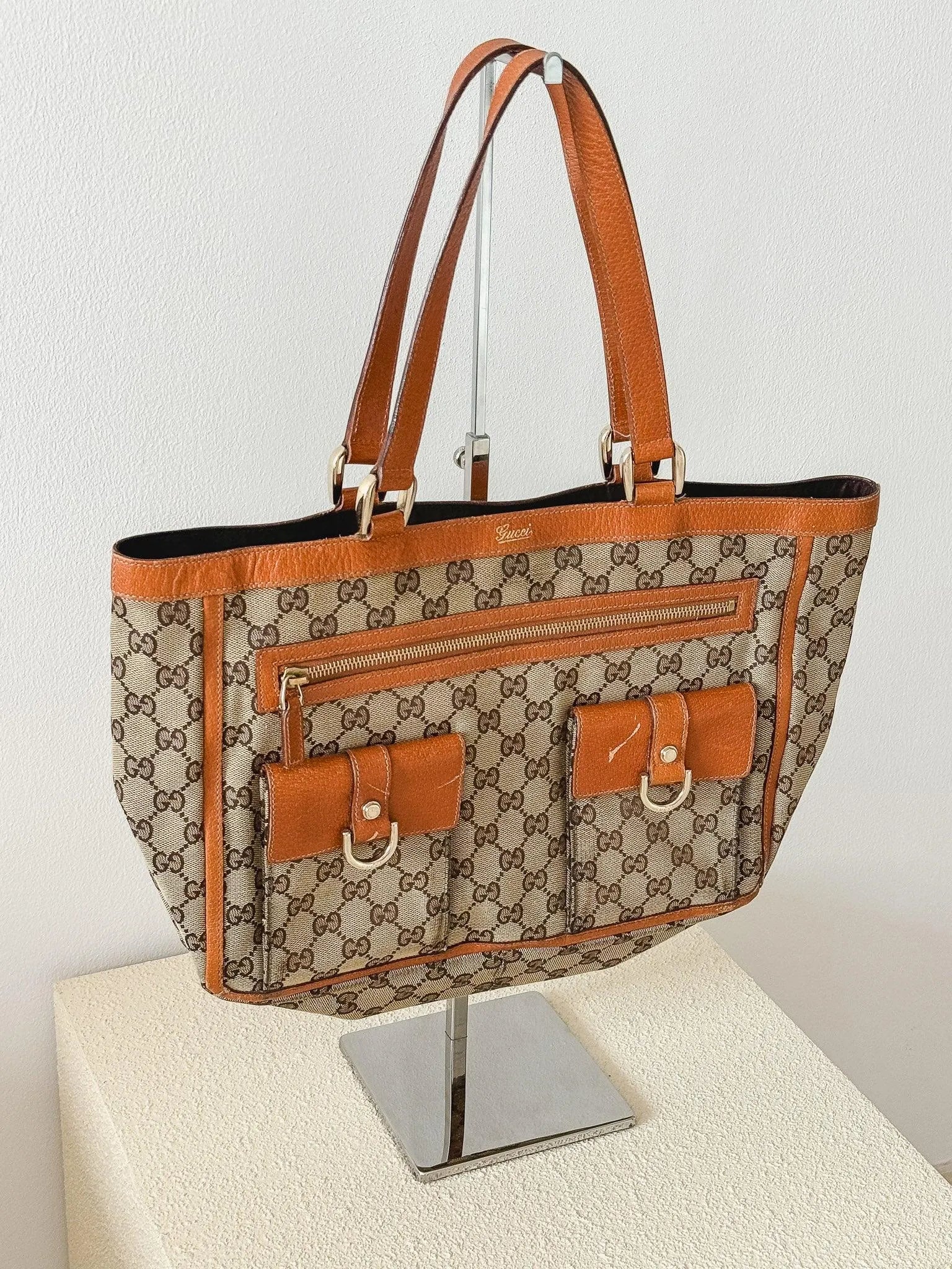 Gucci - Sac cabas GG Abbey marron - Atelier Victor