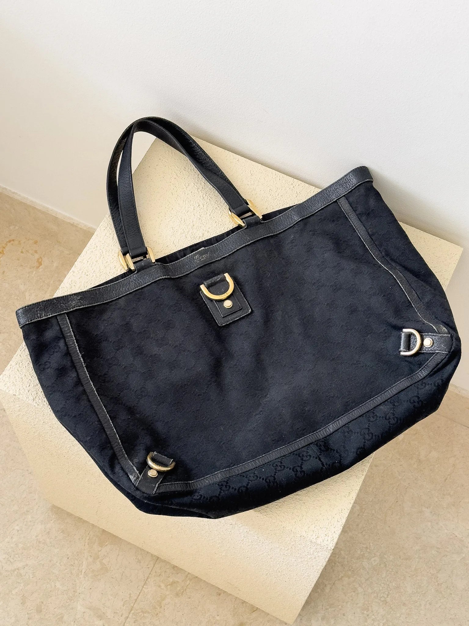 Gucci - Sac cabas GG Abbey noir - Atelier Victor