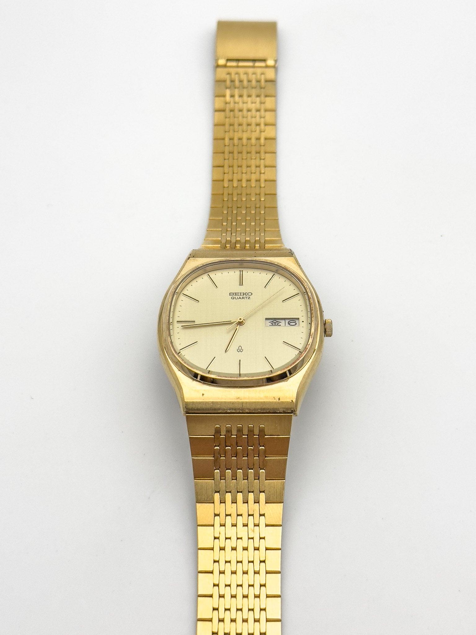 Seiko - Linen Dial Gold - 1981