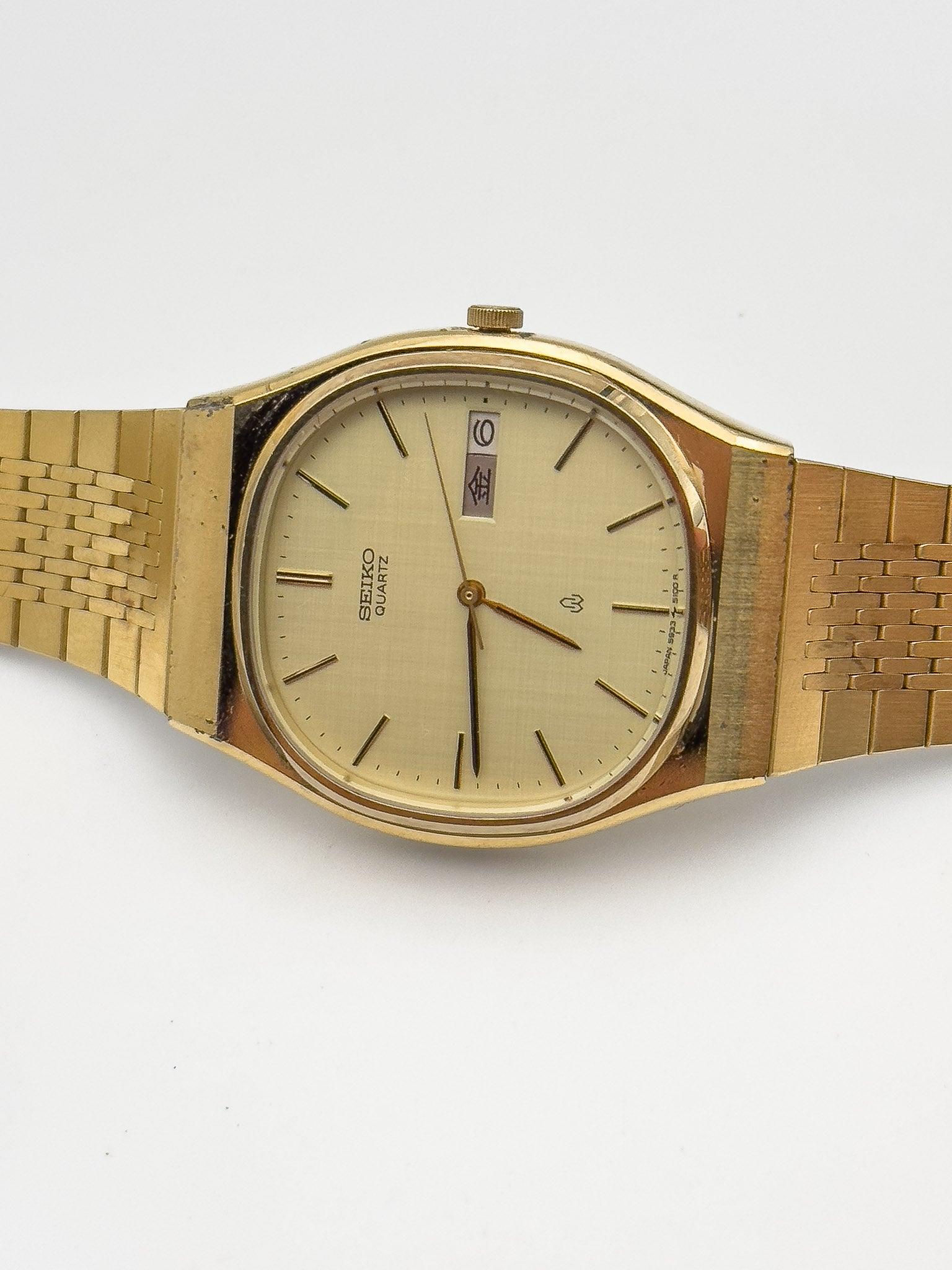 Seiko - Linen Dial Gold - 1981