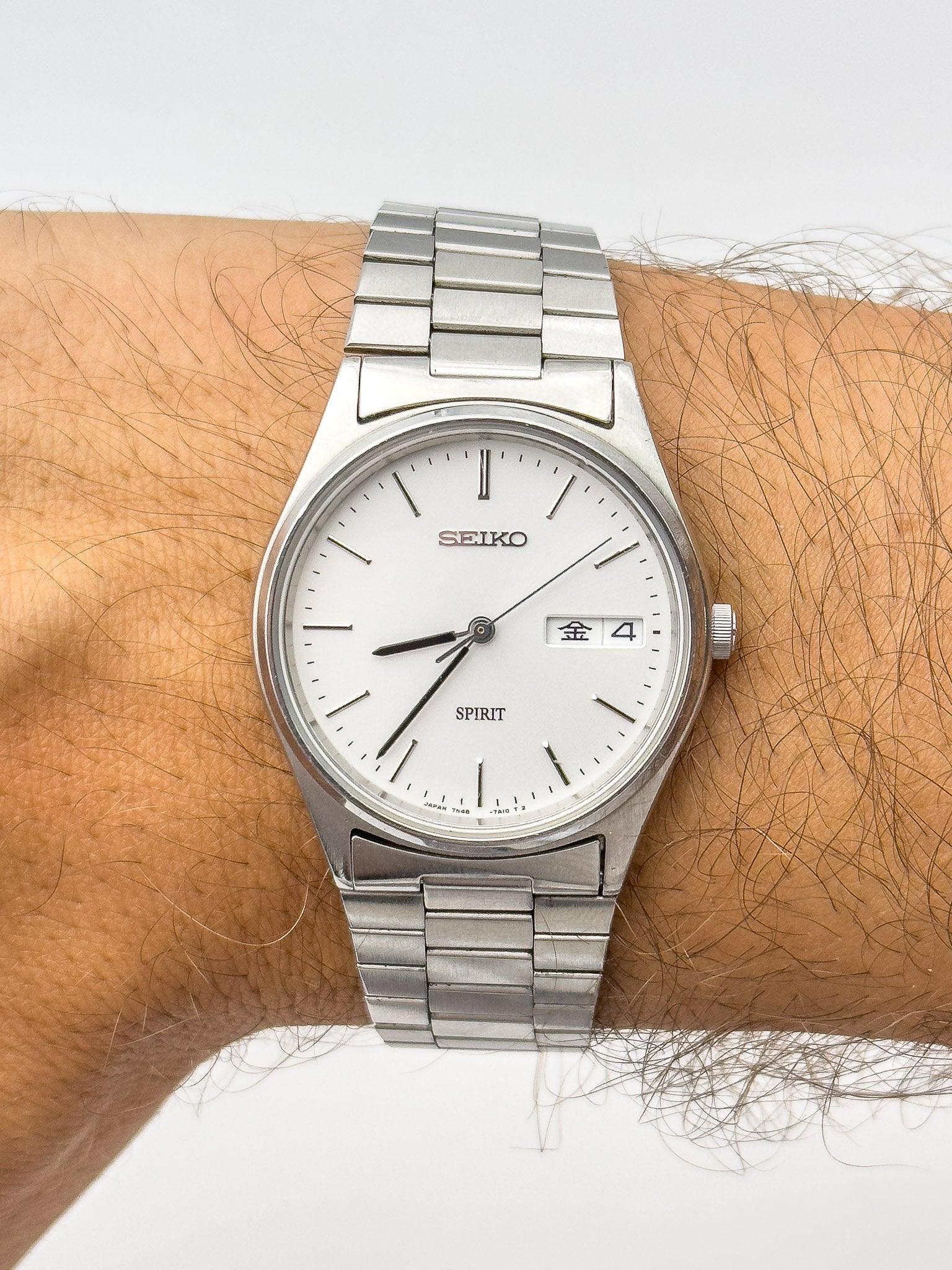 Seiko - Spirit Silver Daydate - Full Set - 1996