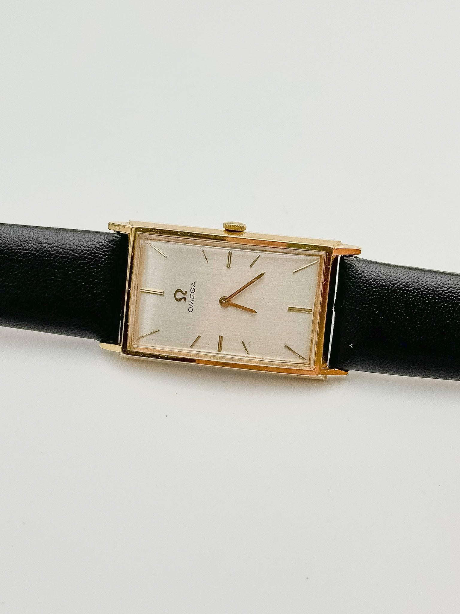 Omega - De Ville Curved Tank XL Gold - Box - 1965