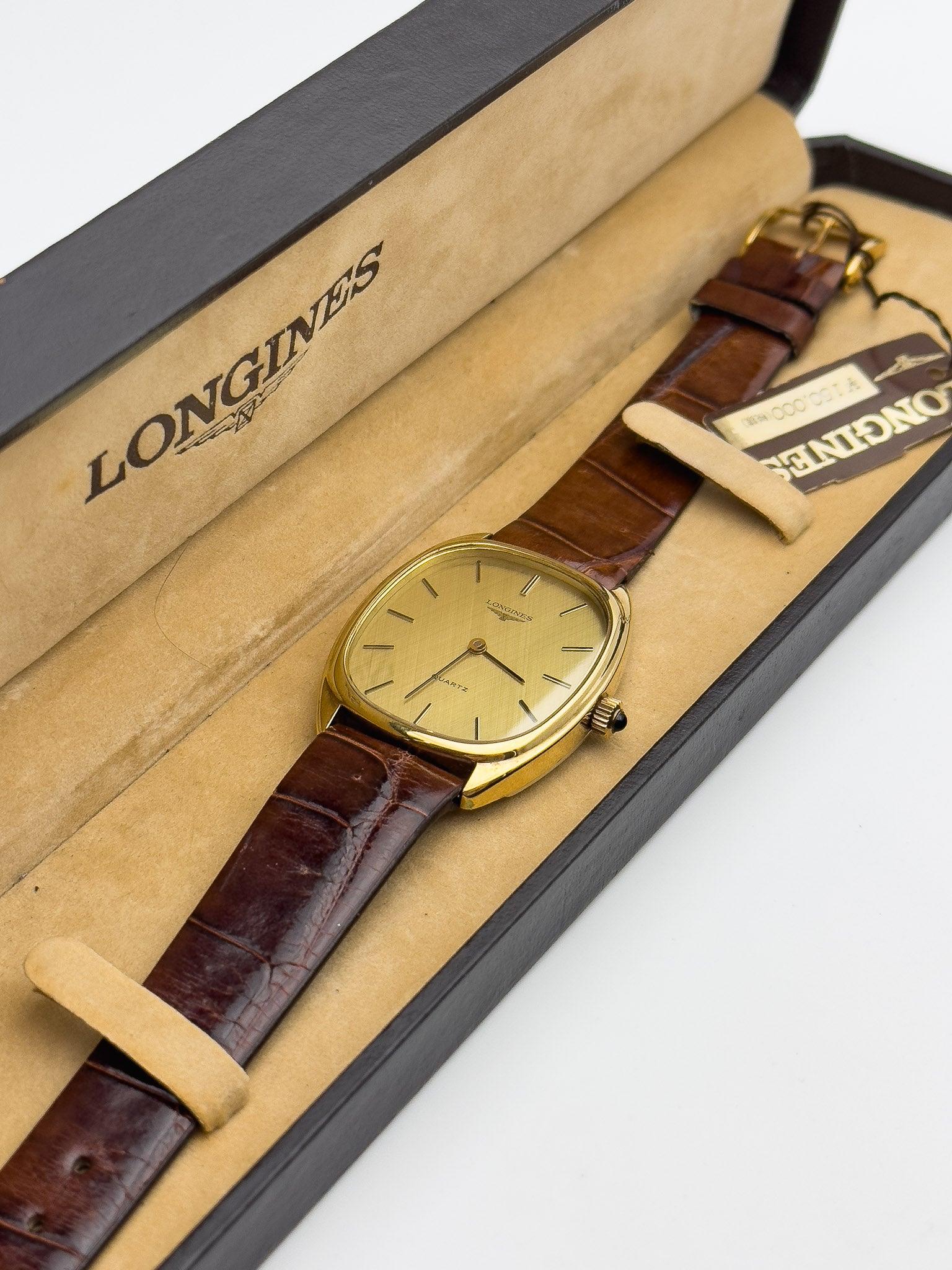 Longines - Tonneau Linen Cabochon - 1979