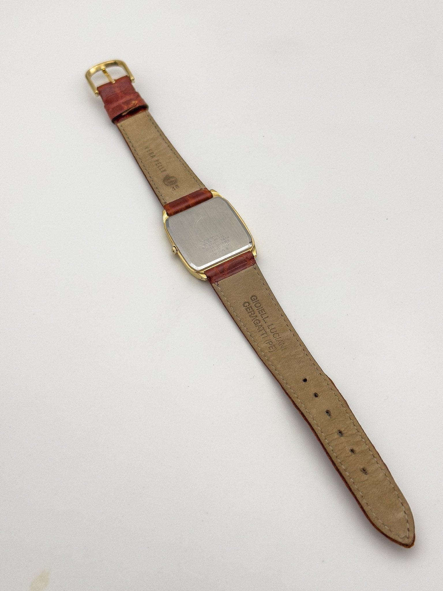 Seiko - Tonneau Gold Dress Watch - 1995