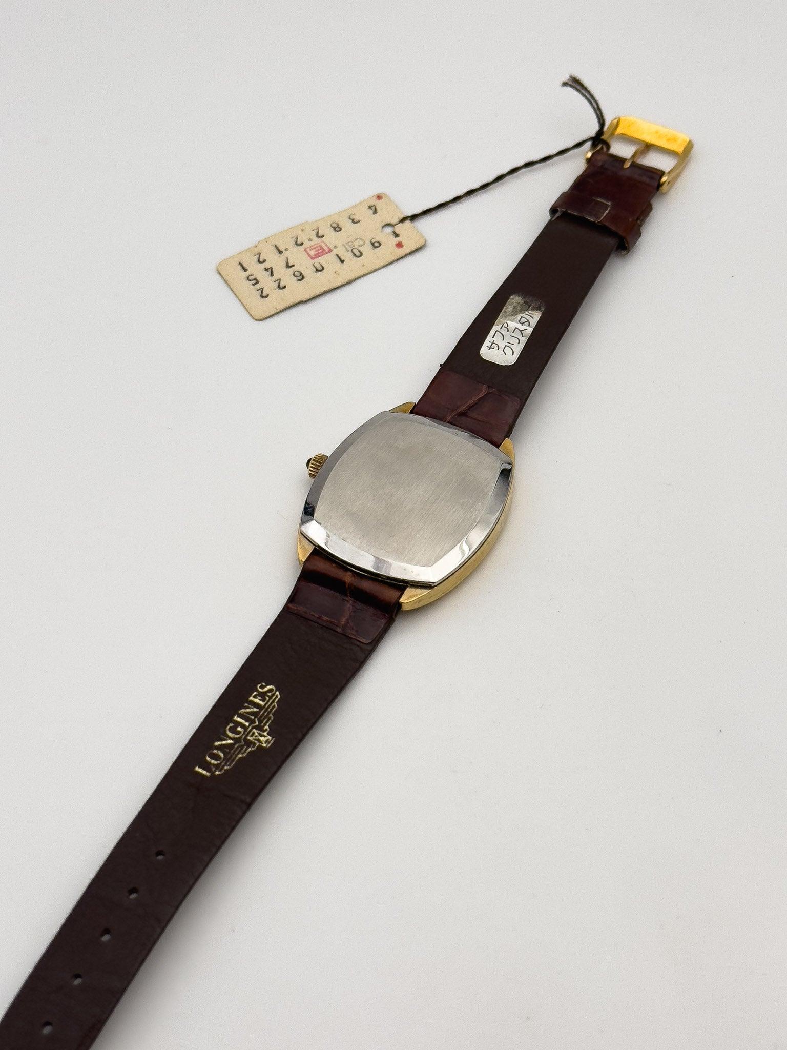 Longines - Tonneau Linen Cabochon - 1979