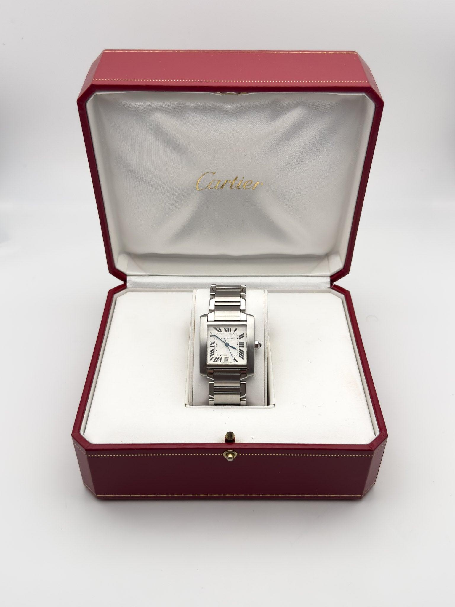 Cartier - Tank Française LM - Box - 2000's