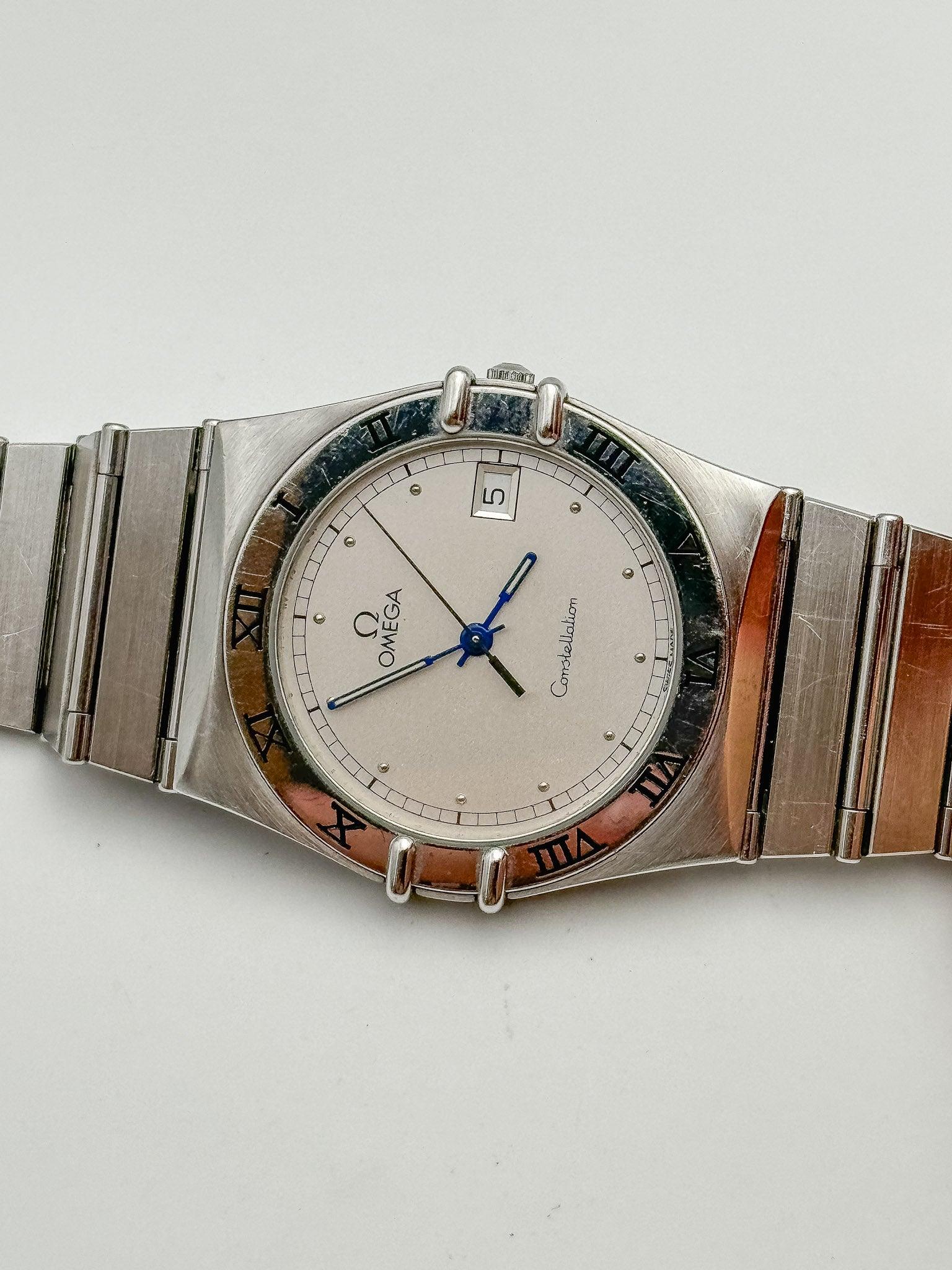 Omega - Constellation Acero Manecillas Azules - 1993