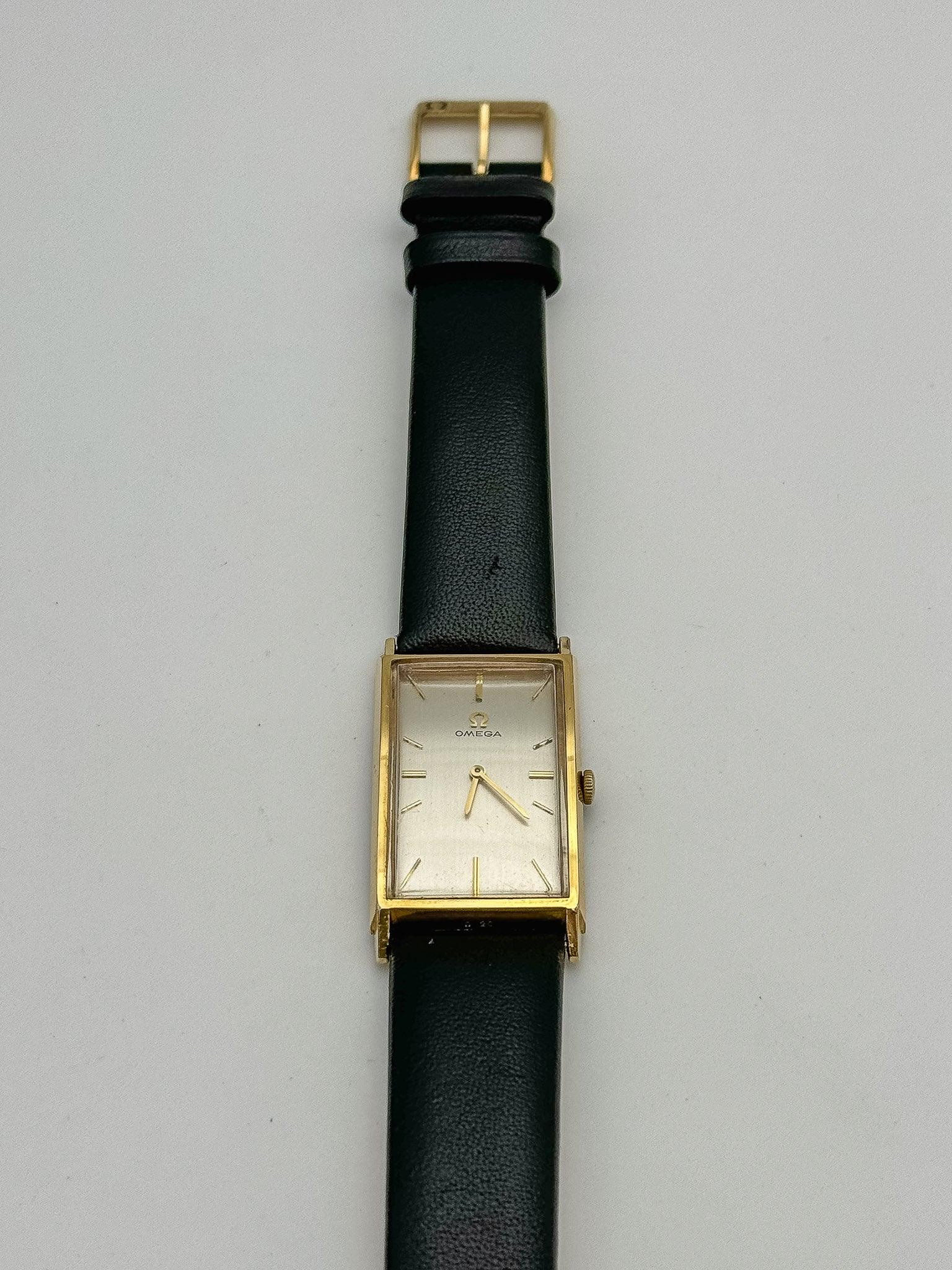 Omega - De Ville Curved Tank XL Gold - Box - 1965