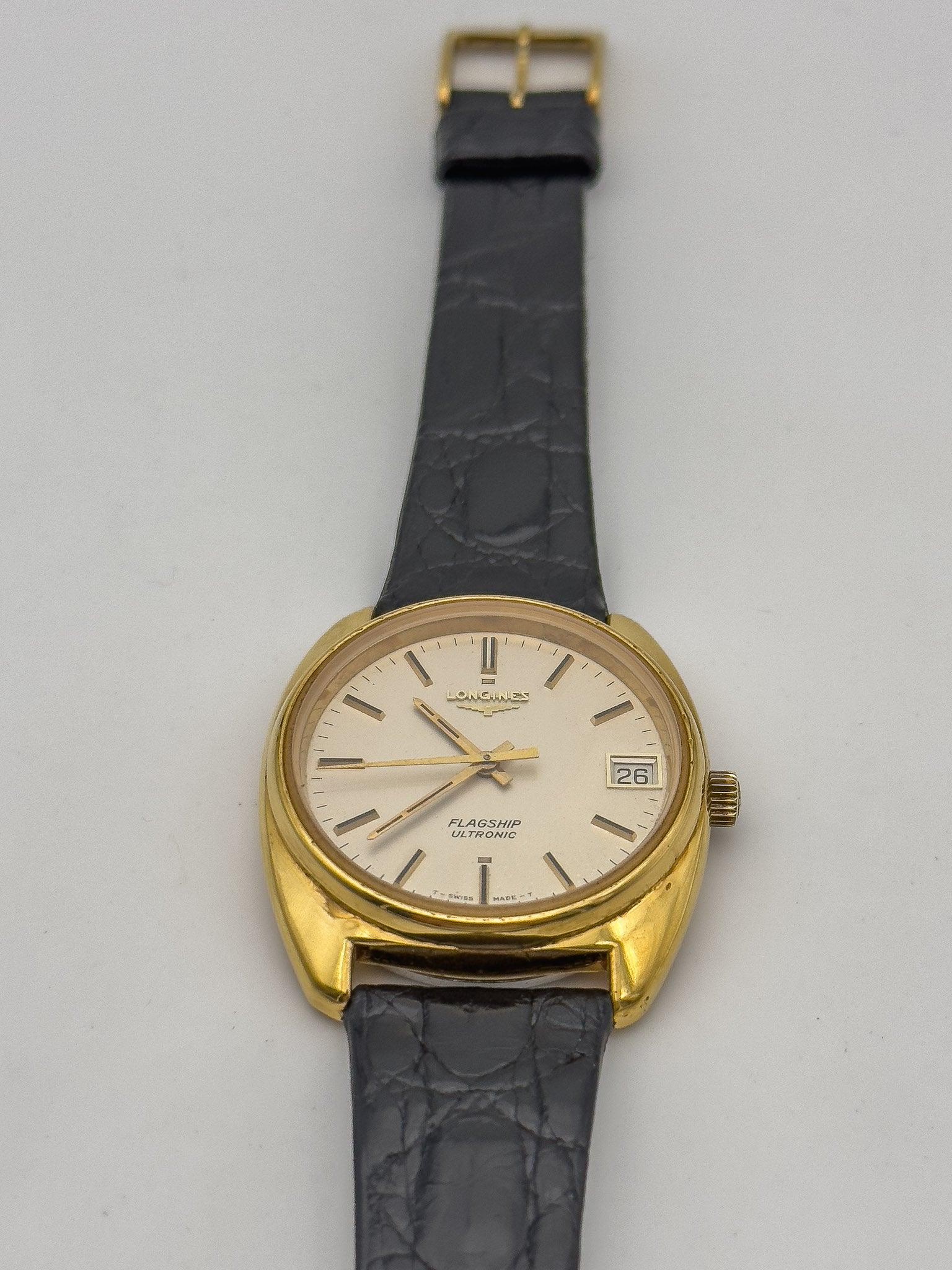 Longines - Flagship Ultronic с золотым покрытием - 1970-е годы