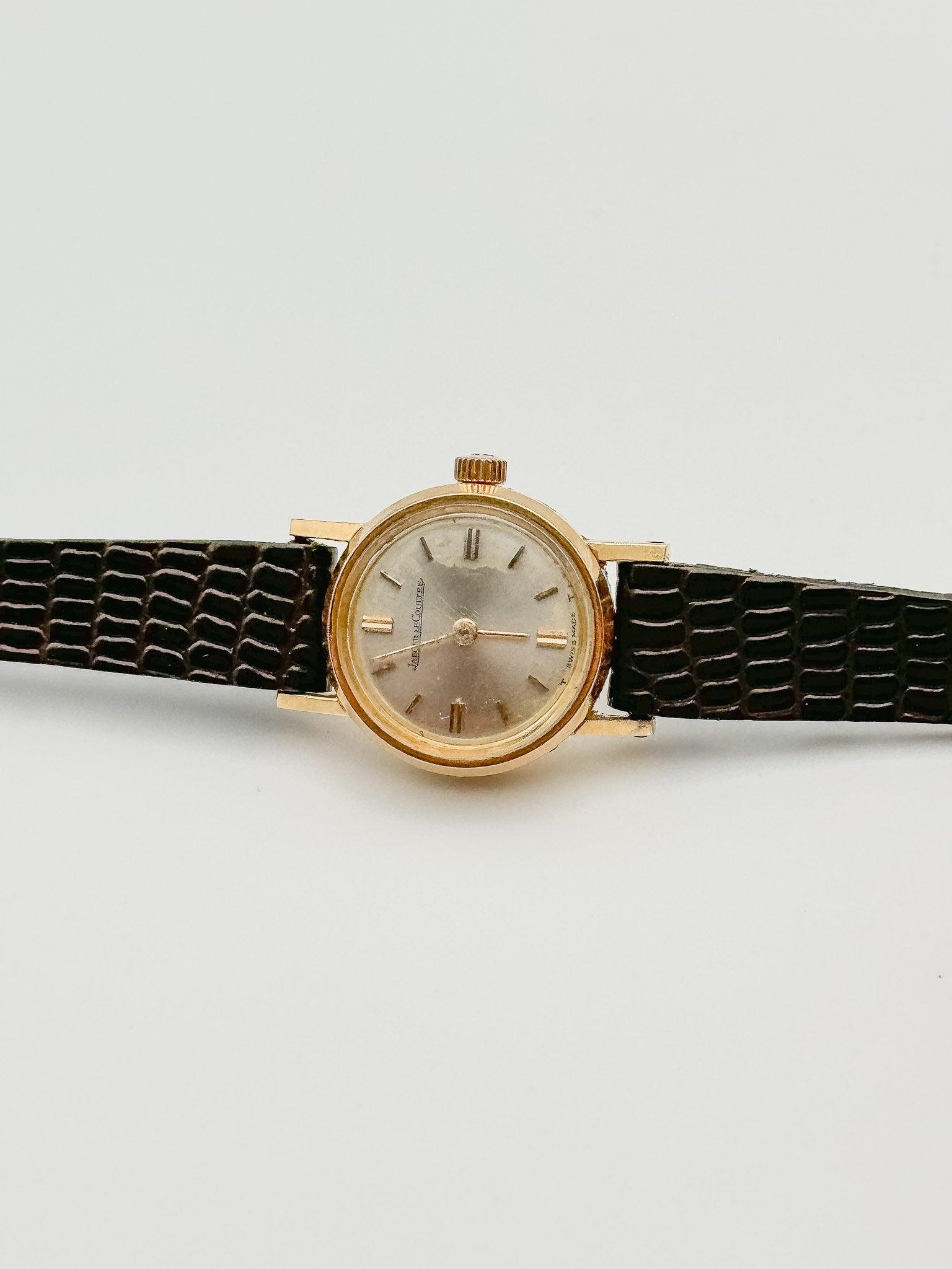 Jaeger-Lecoultre - Мини-платье часы розовое золото - 1960-е гг.