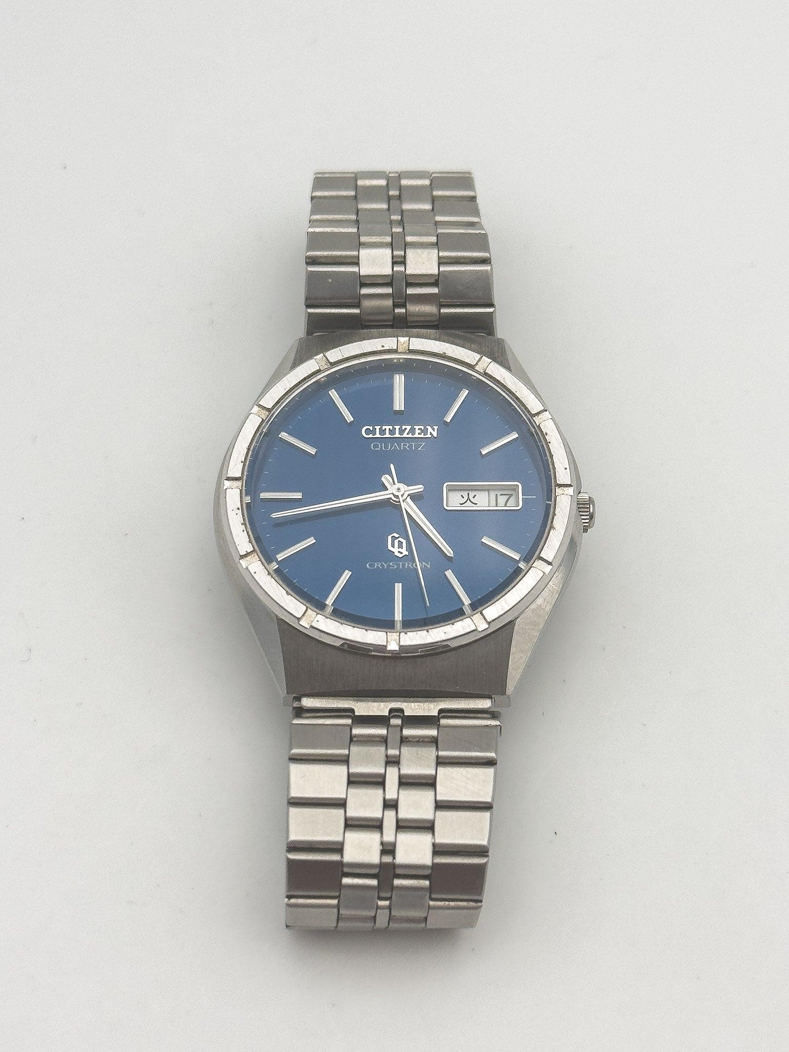 Citizen - Cryston Blue Dial - 1980's - Atelier Victor