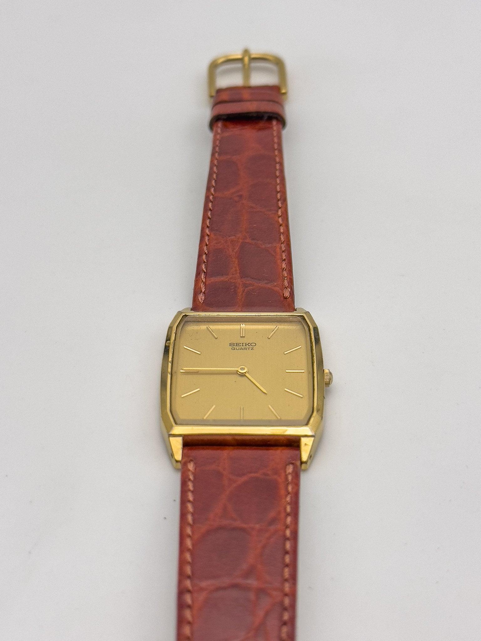 Seiko - Tonneau Gold Dress Watch - 1995