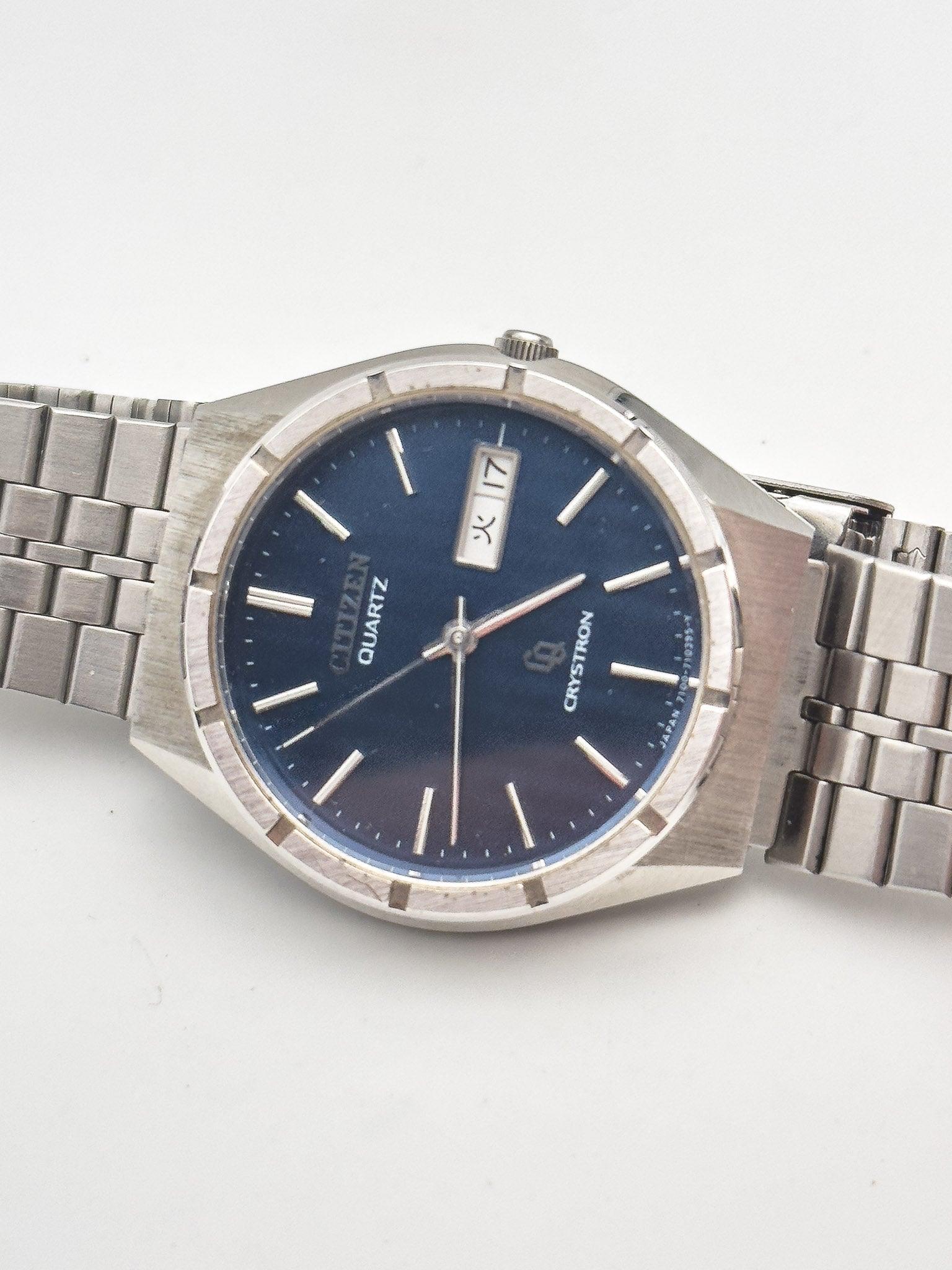 Citizen - Cryston Blue Dial - 1980's - Atelier Victor