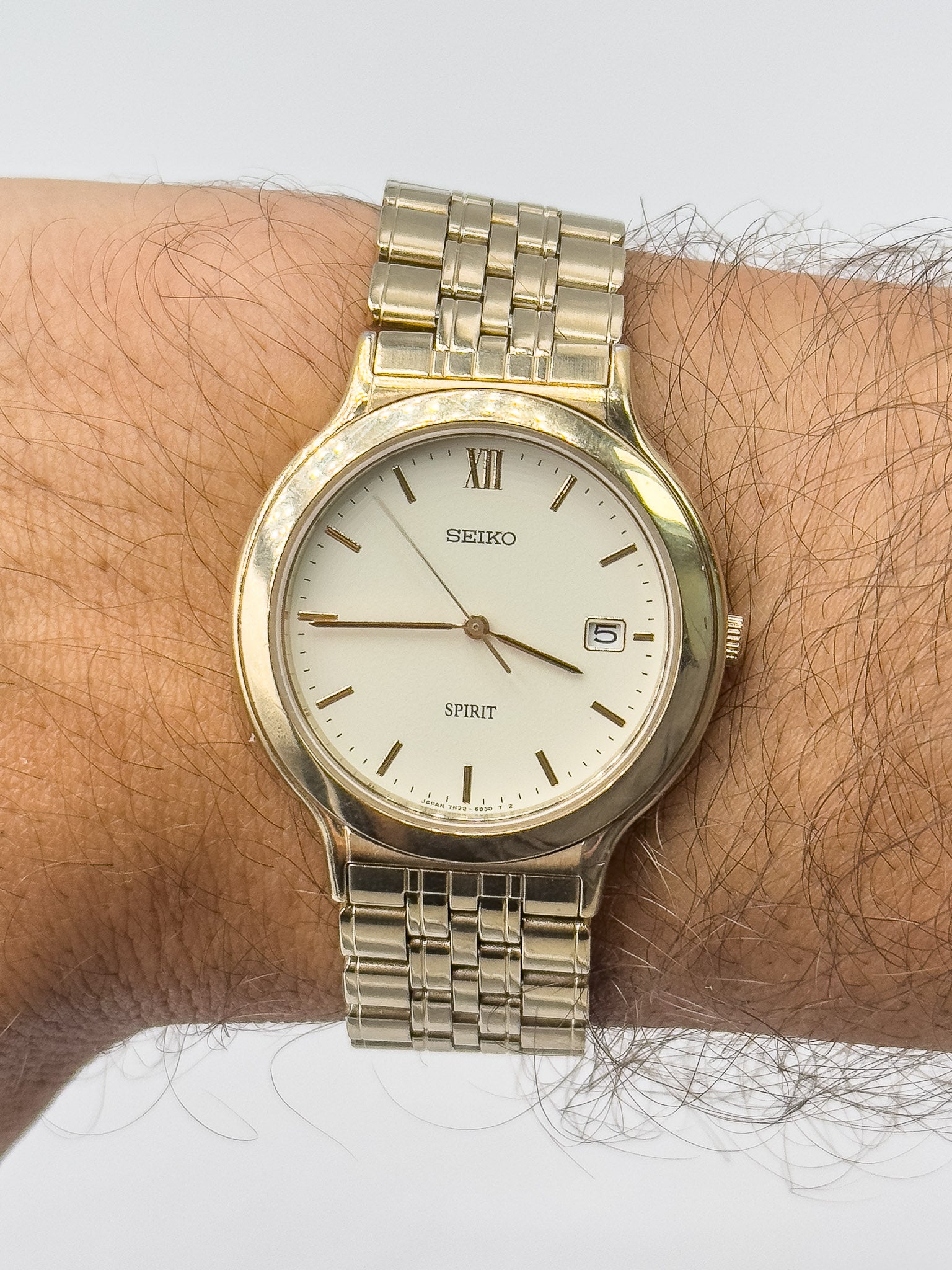 Seiko - Золотые парадные часы - 1995