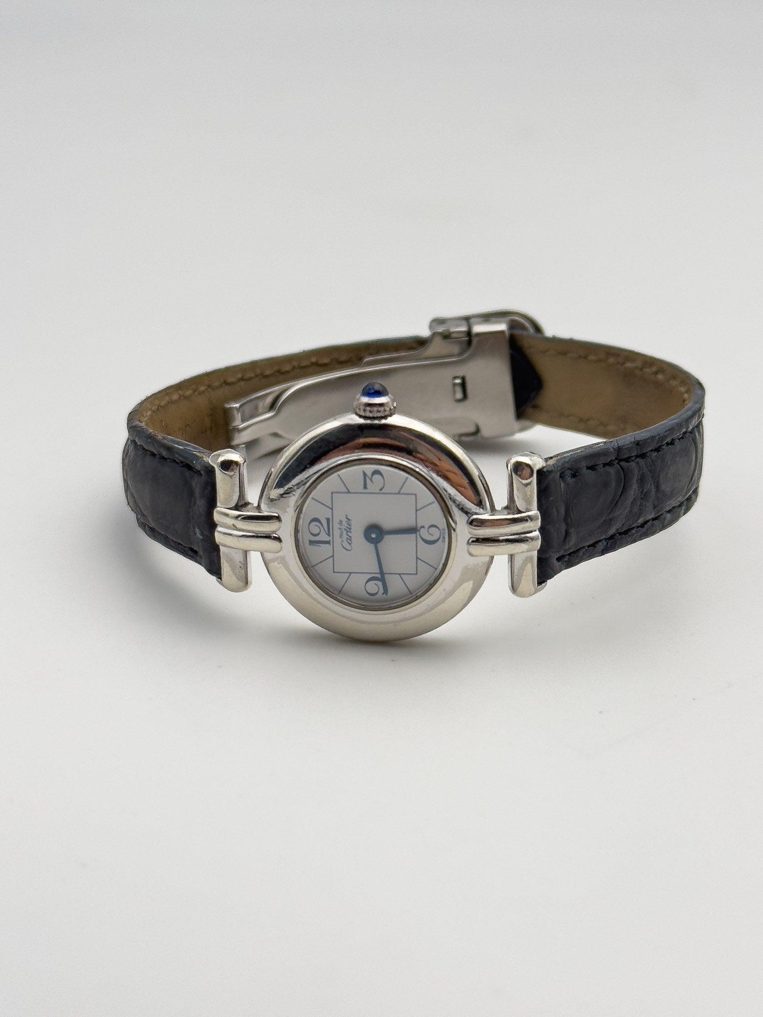 Cartier - Must Colisée Silver Blue - коробка - 1990-е годы