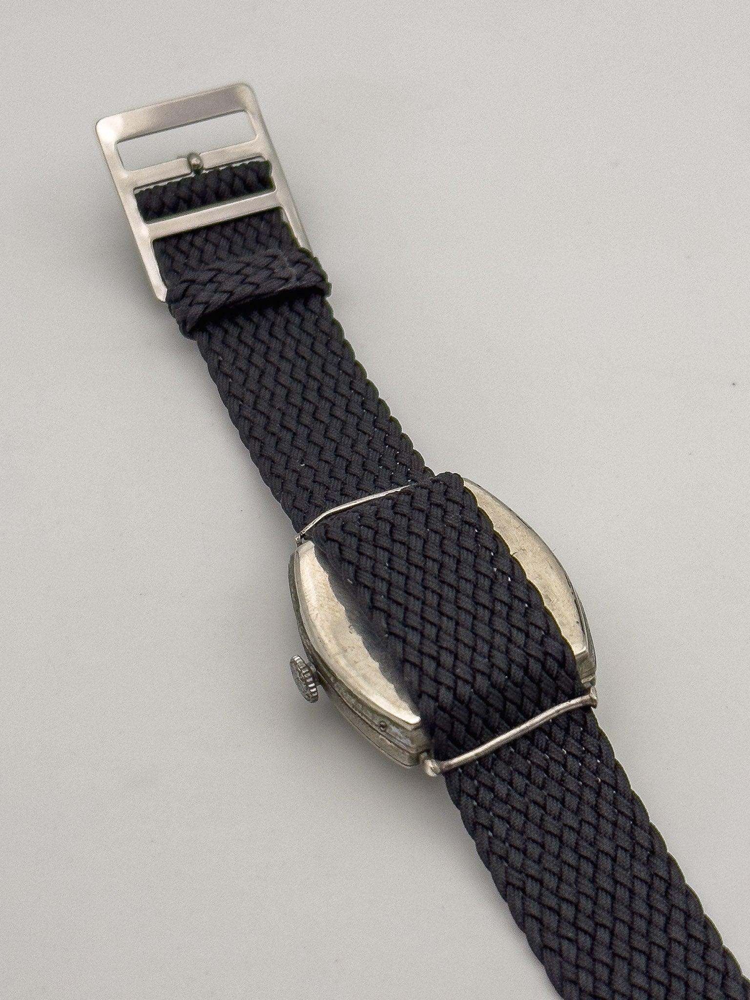 Longines - Military Tonneau Enamel Dial - 1913