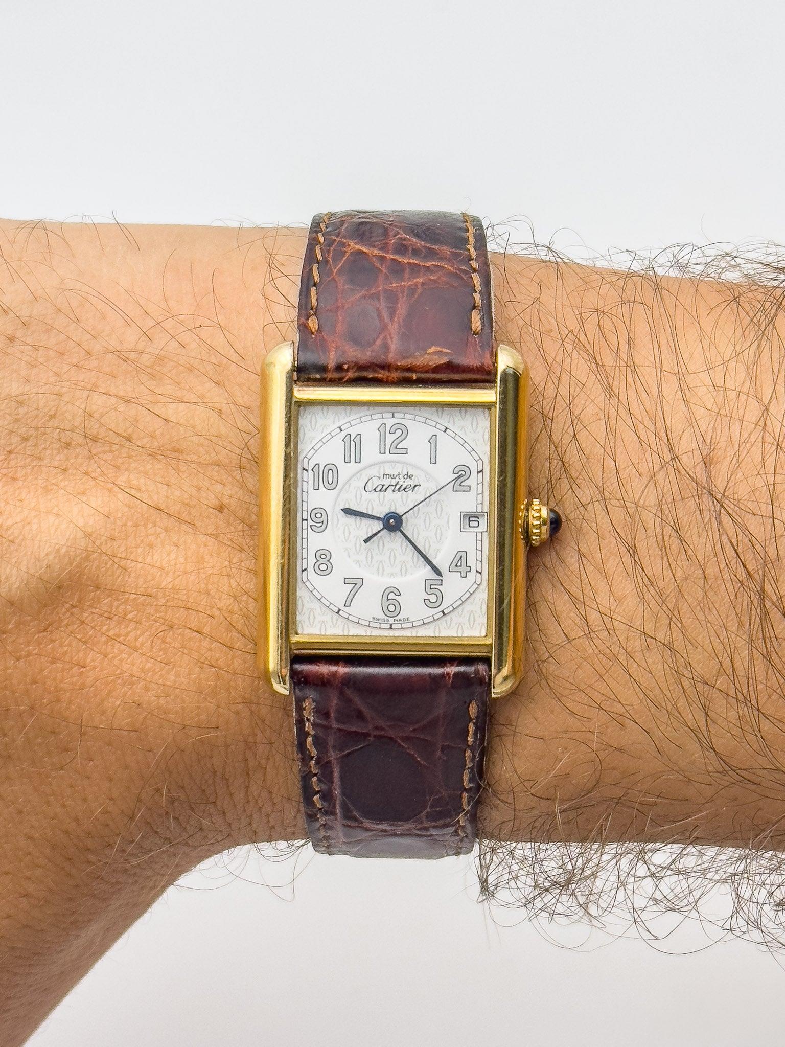 Cartier - Tank Must Jumbo 25x33 - 1990-е годы