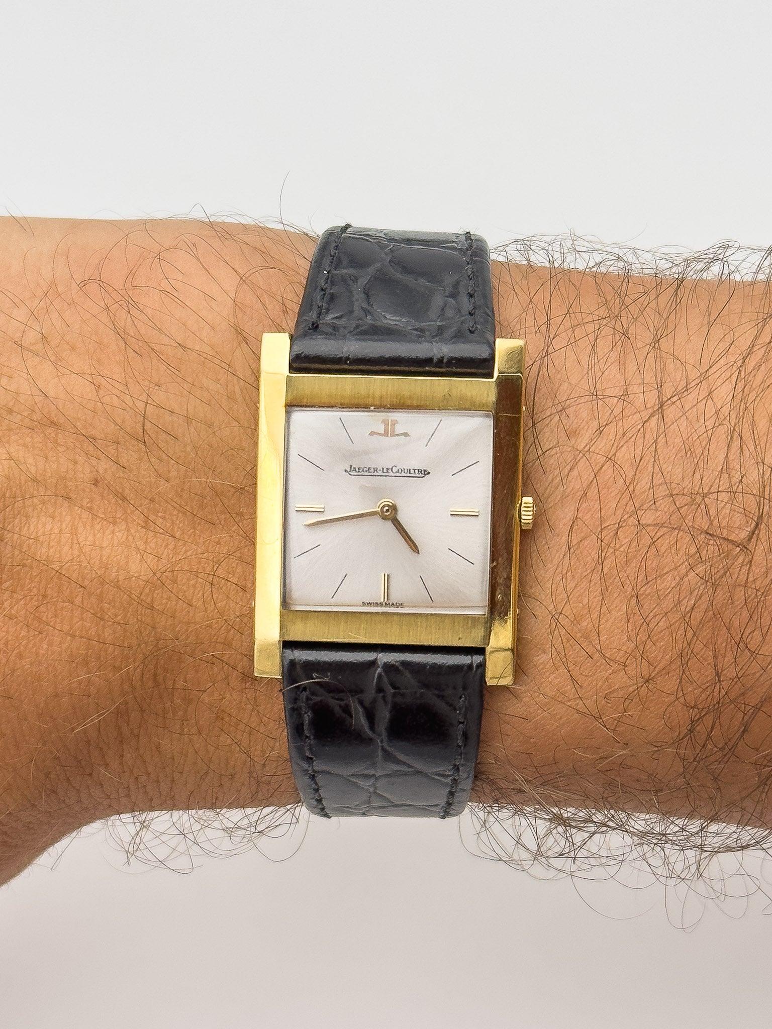 Jaeger-Lecoultre - Tank 18k Gold - полный комплект - 1968 год